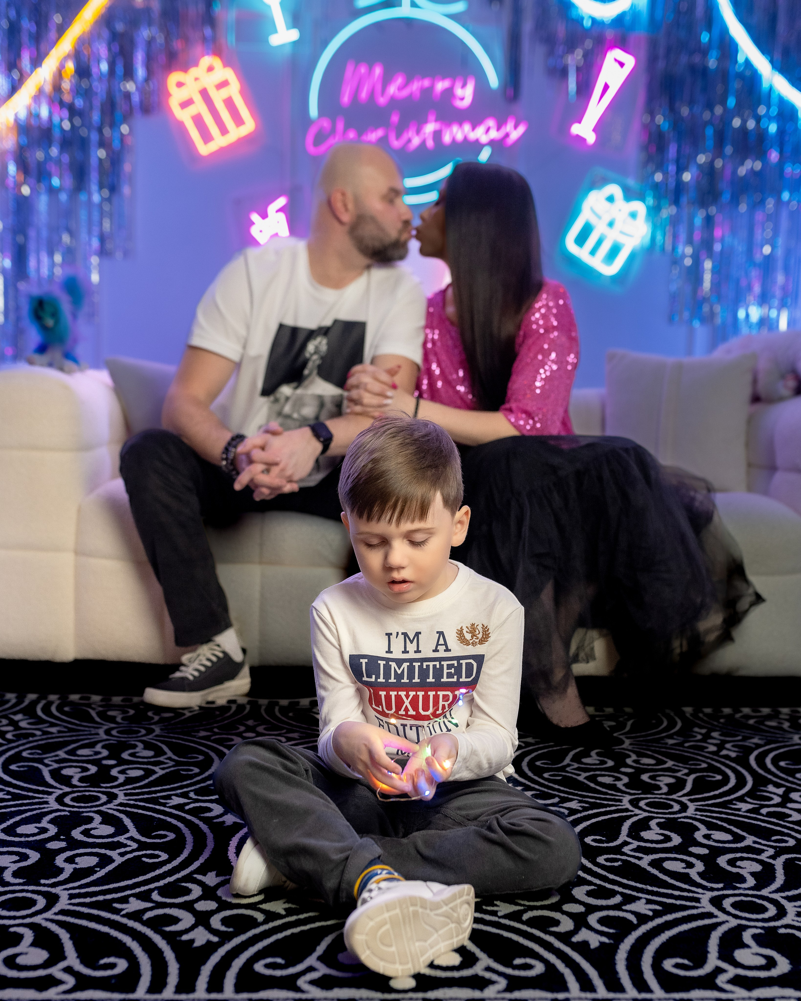 Новогоднее: Алексей, Алена и Степан. Фотограф г. Хабаровск