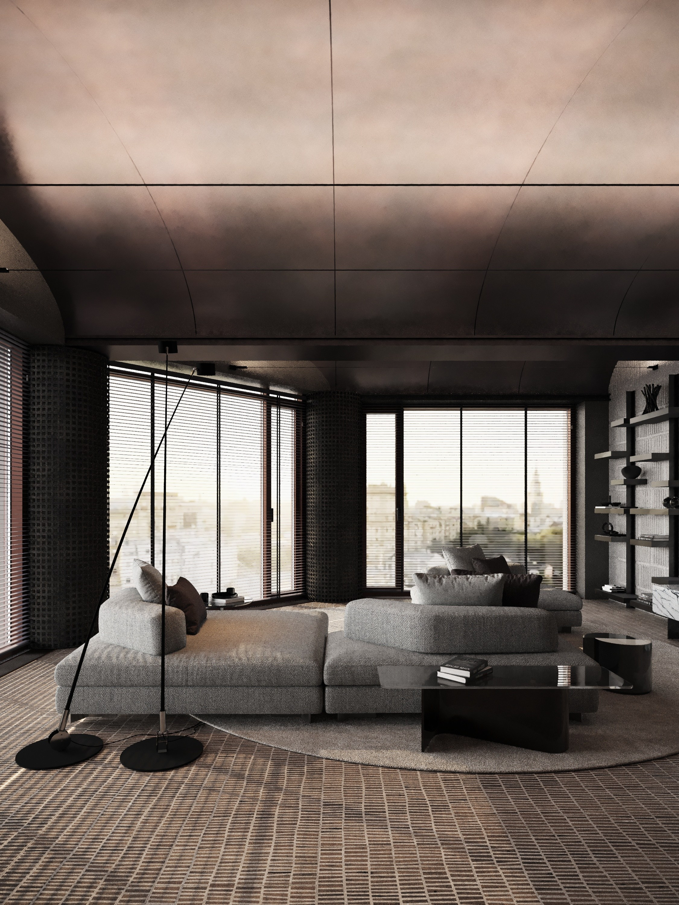 Апартаменты Grand Loft. Архитектурные интерьеры