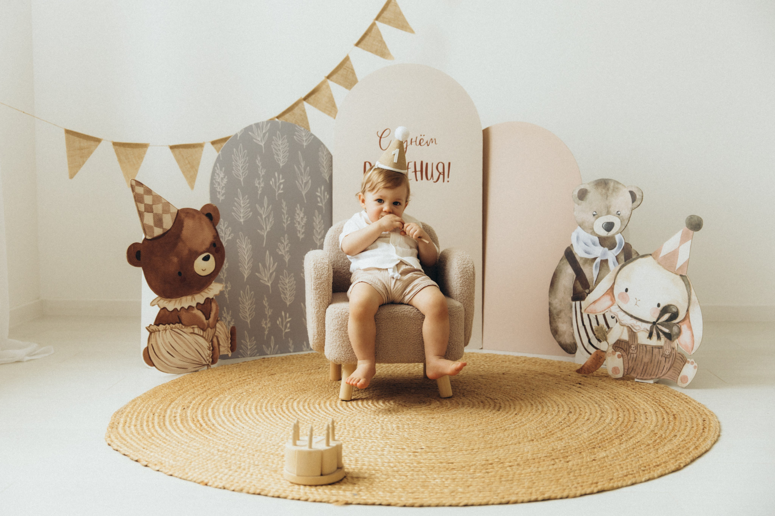 Годик в кругу семьи. Фотограф на крещение в Рязани. Семейный фотограф