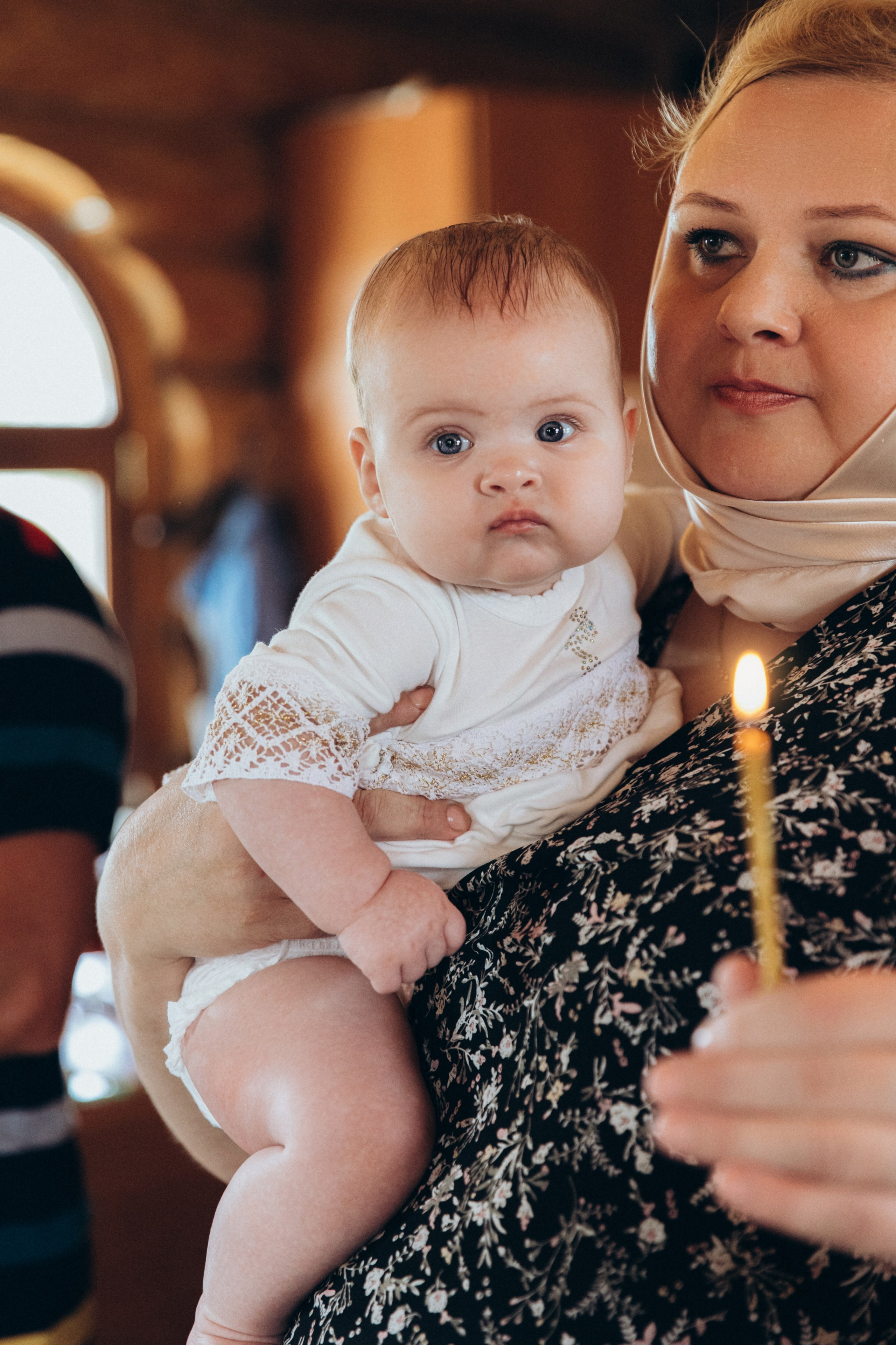 Крещение Марьяны. Фотограф на крещение в Рязани. Семейный фотограф