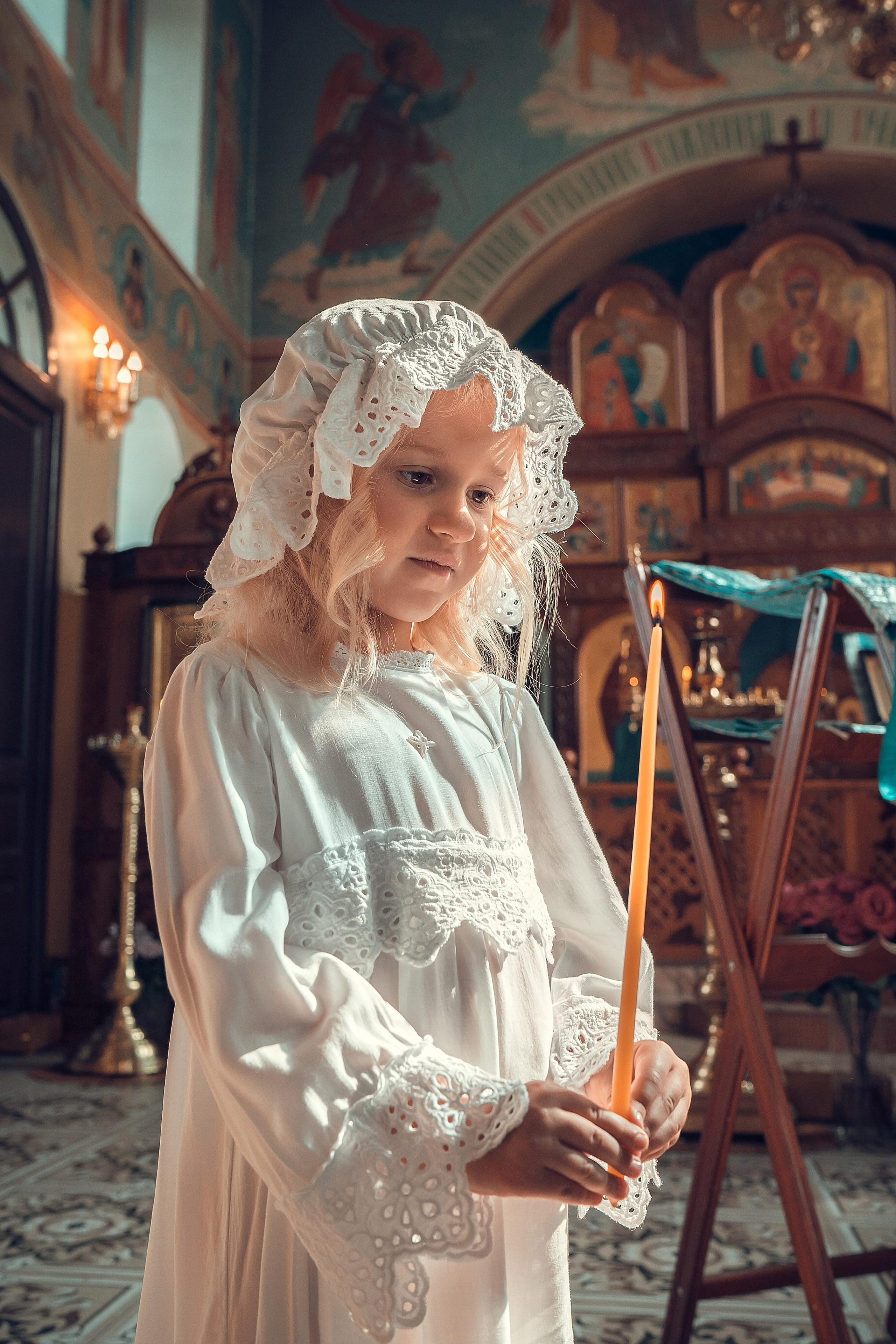 Крещение Даны. Фотограф на Крещение и Венчание в Красноярске Рамазанова Юлия