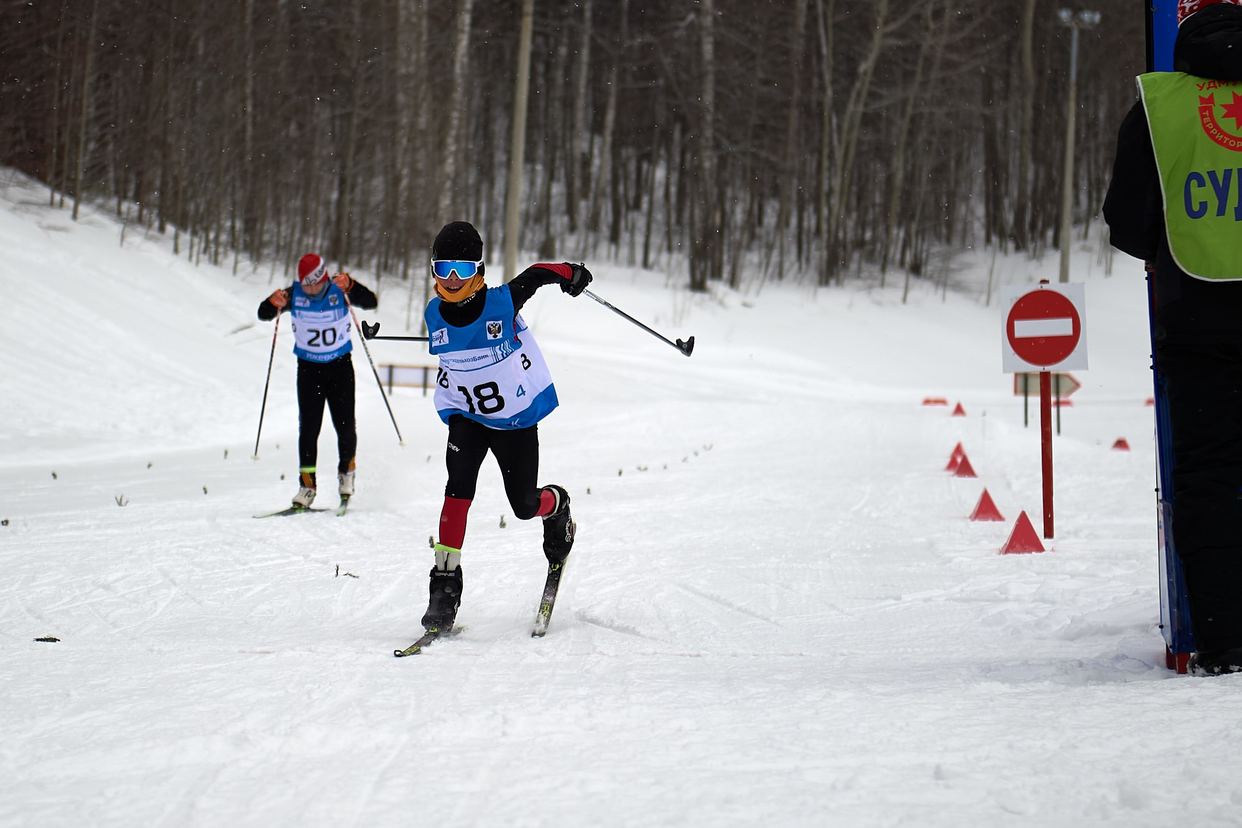 Всероссийские соревнования по лыжным гонкам «Пионерская правда». Ижевс. Спортивный репортажный фотограф в Ижевске Сергей Мерзляков