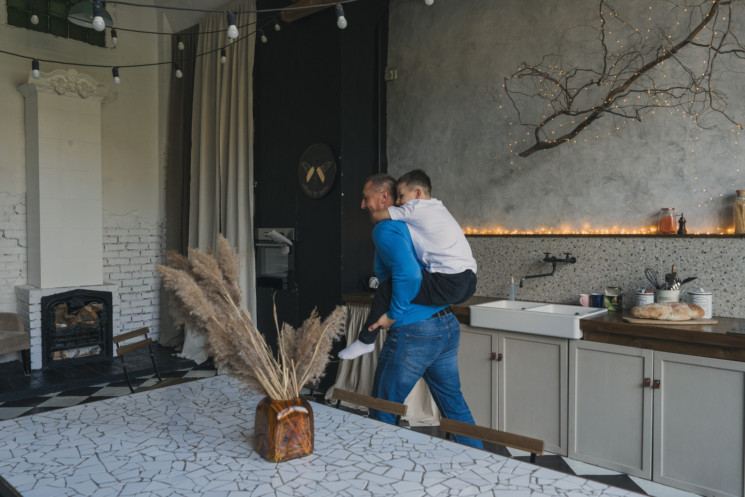 Семейная фотосессия. Студия Чувство, зал Кухня. Семейный фотограф Екатеринбург Татьяна Девятых