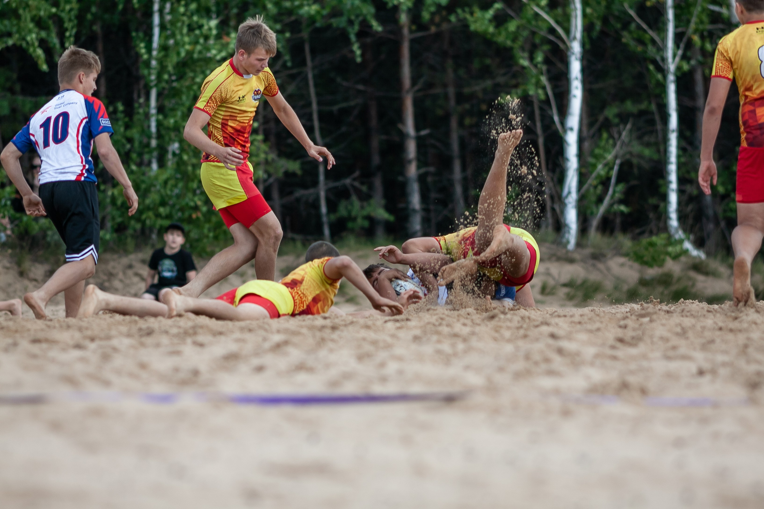 «Кубок «Молота» по пляжному Регби. Фотография