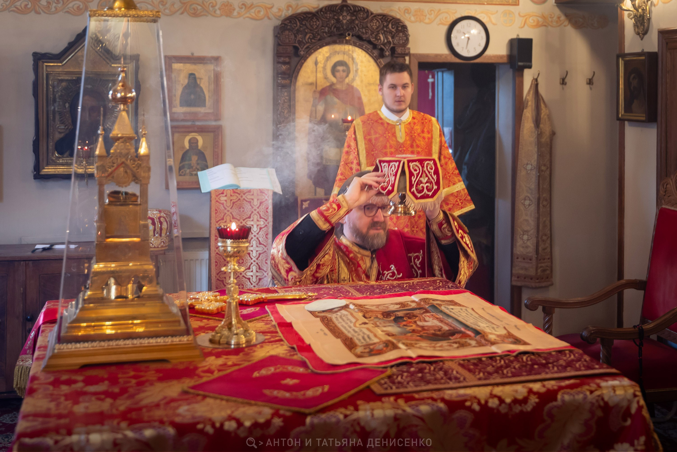 Храм Преображения Господня в Богородском. Антипасха. Антон и Татьяна Денисенко — В храме
