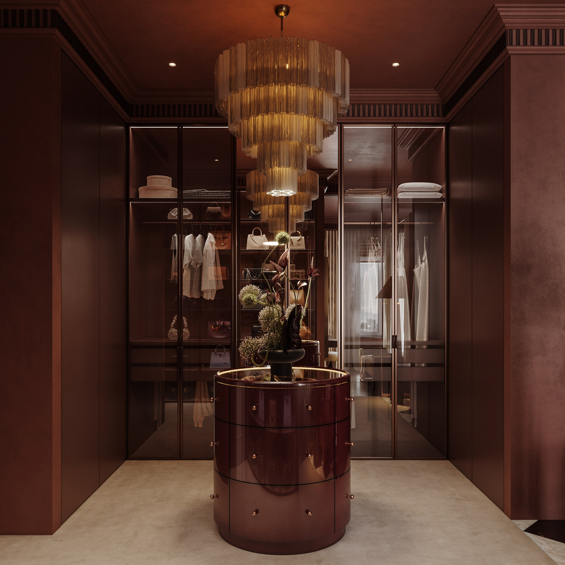 Интерьер. 3d Visualization of the interior and exterior