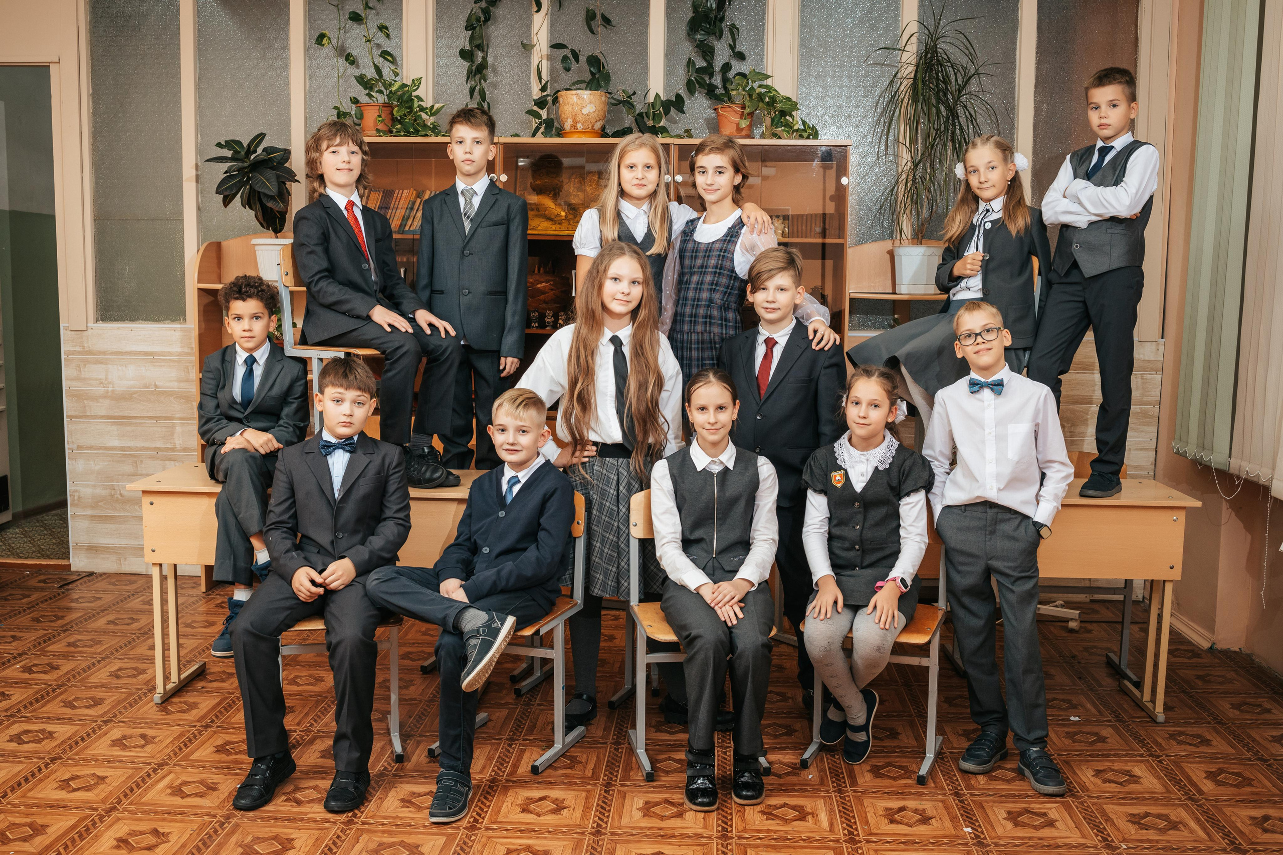 4 класс. Студия школьной фотографии в Твери. Выпускные альбомы в Твери