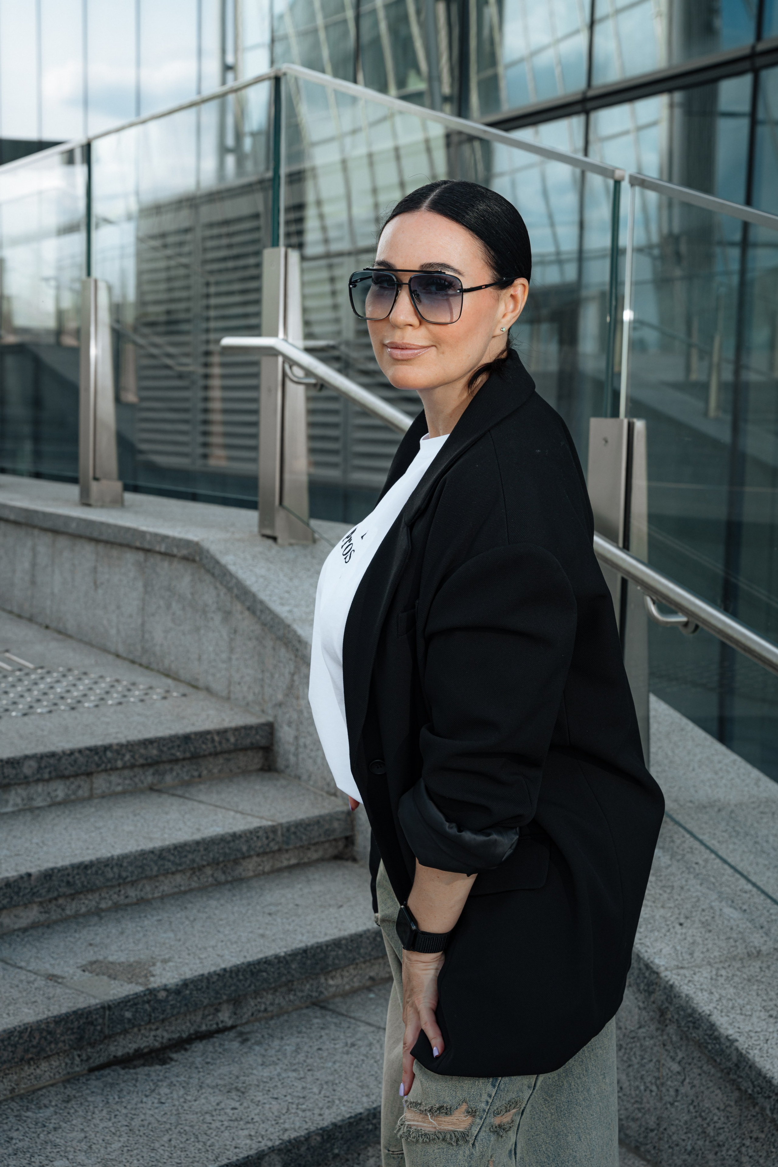 Елена. Лахта центр. Портретный фотограф в Санкт-Петербурге Дмитриева Наталия