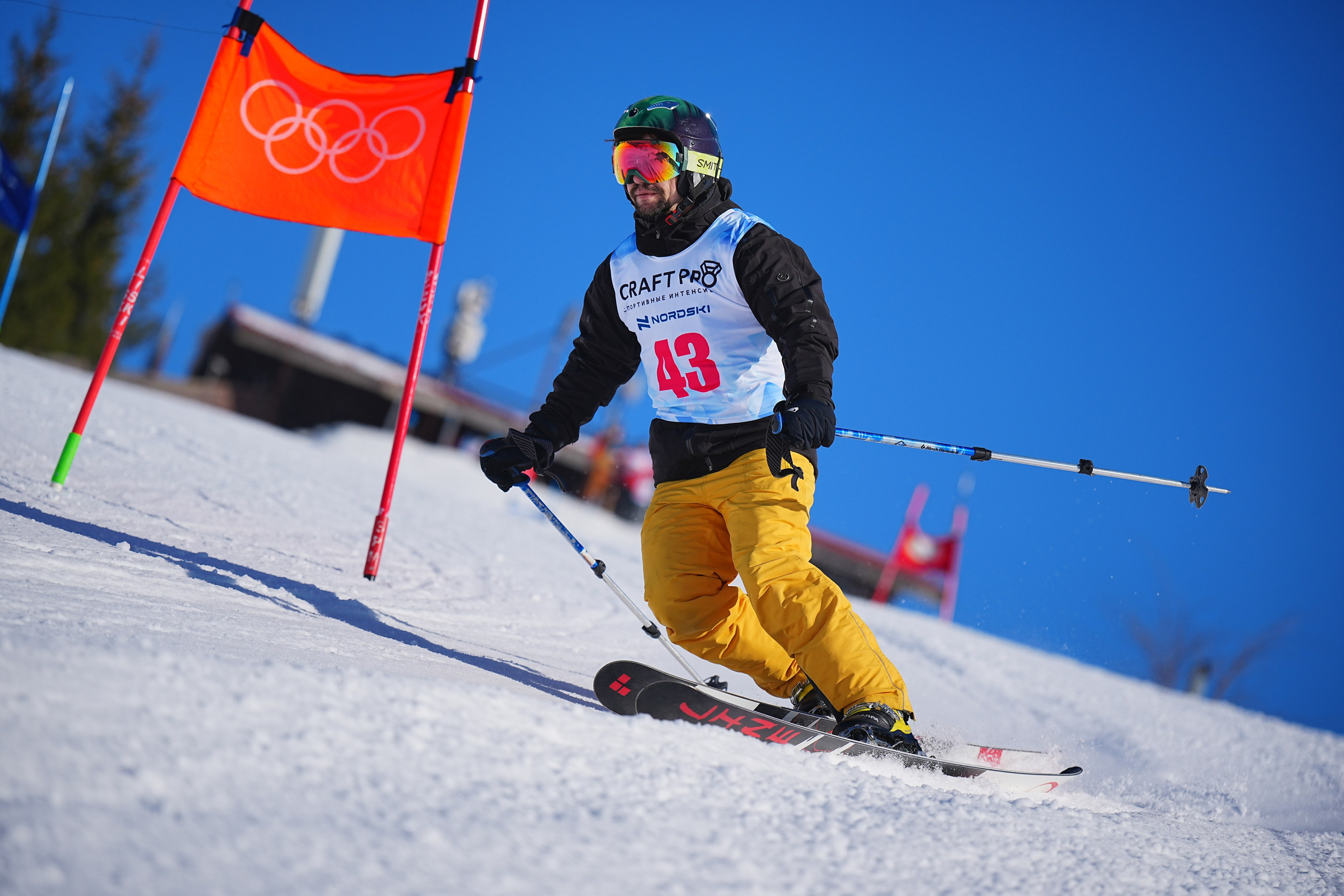 Шуколово. Открытое Первенство МФТИ по горным лыжам. GS, Telemark, 2024. Фотограф Студитский Евгений