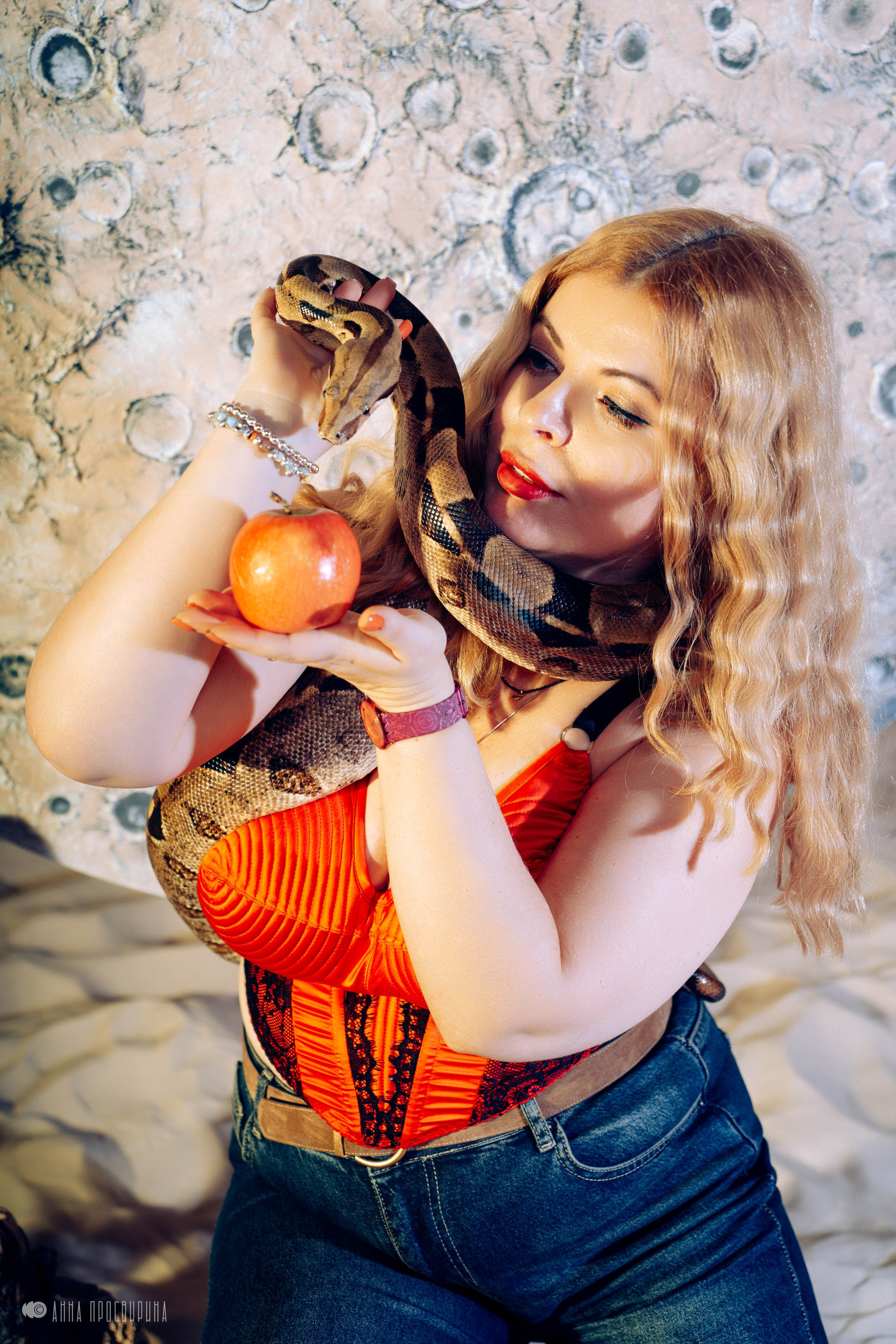 Новогодняя съемка с символом года для проекта Dolce Donna. Ваш фотограф в Санкт-Петербурге Анна Просвирина