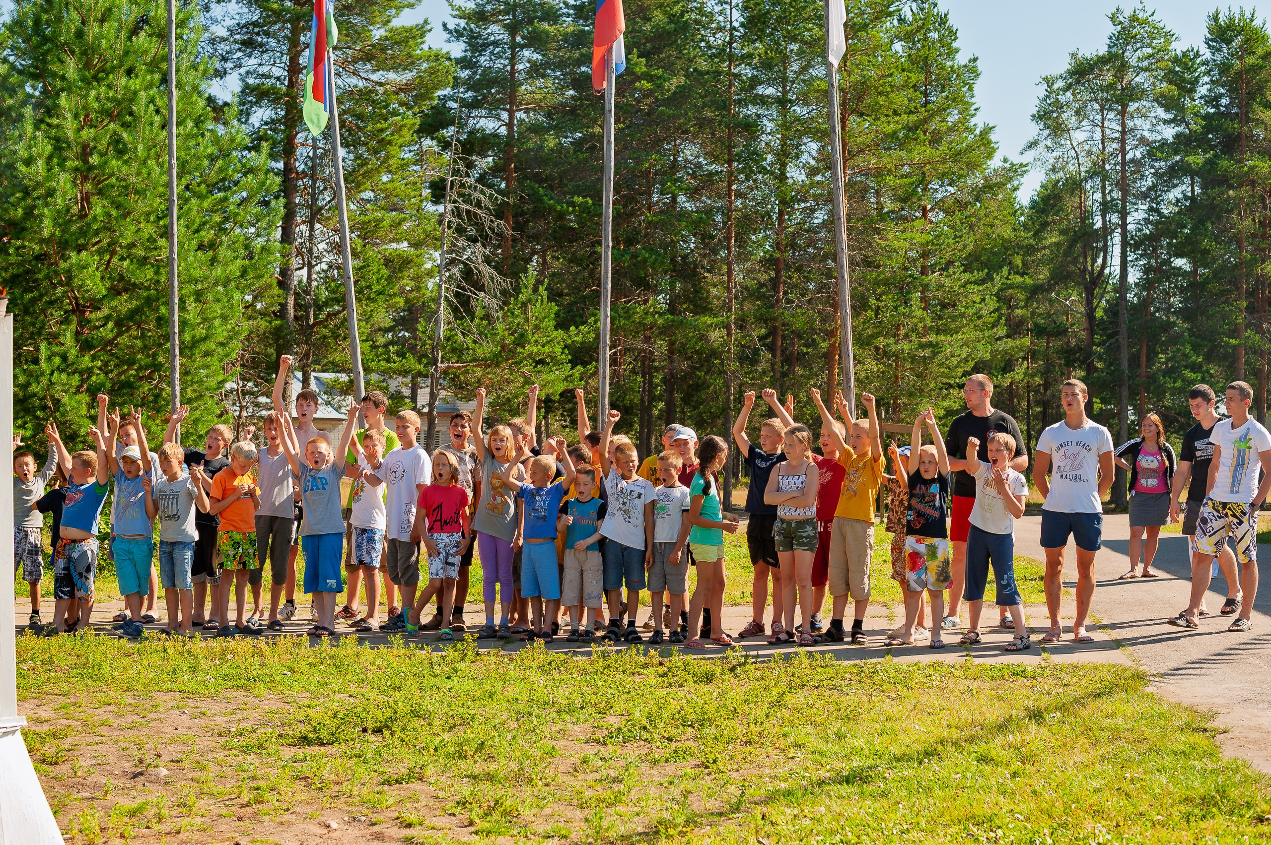 Летние тренировочные боры Школы Боевых Искусств «МОН» 2012 г. Карелия, Олимпийский игры