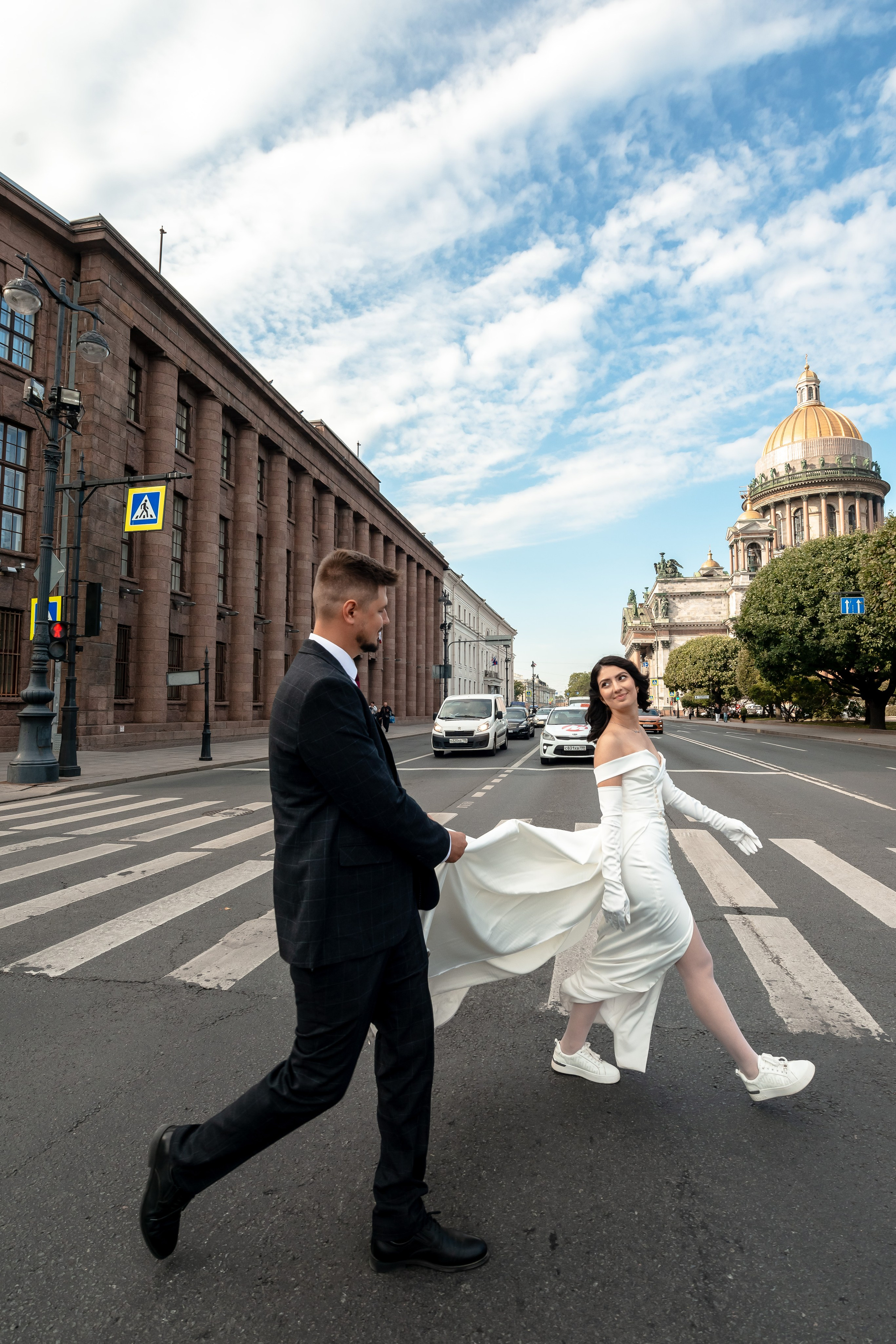 Камерная свадьба в Первом Дворце Бракосочетания №1 на Английской набережной Яны и Евгения. Портретный, семейный и свадебный фотограф в Санкт-Петербурге и в Пушкине Ширяев Денис