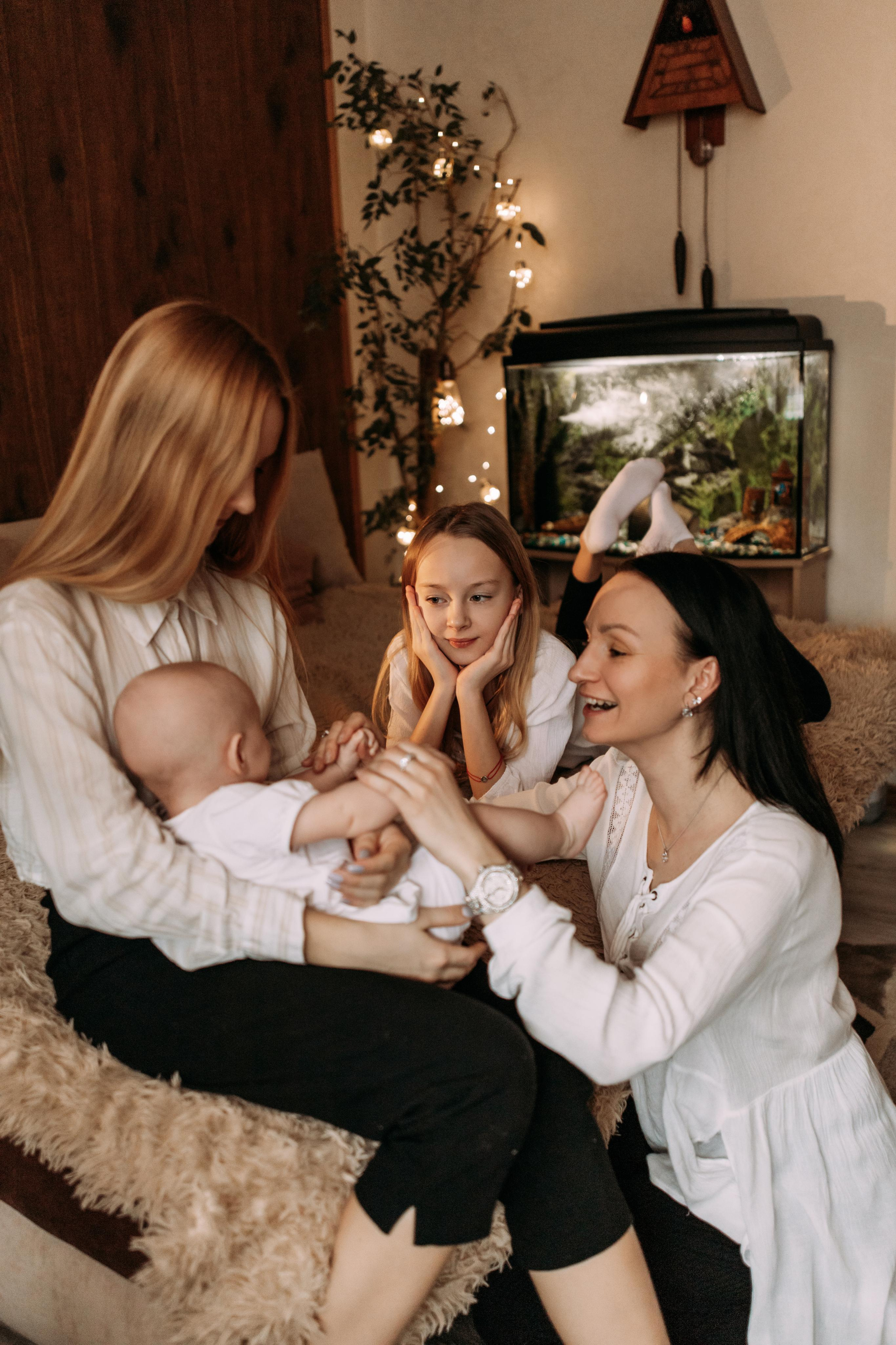 Екатерина, Василий, Настя, Люся и Василиса. Семейный фотограф и детский фотограф в Волгограде Алеся Бутакова — дет