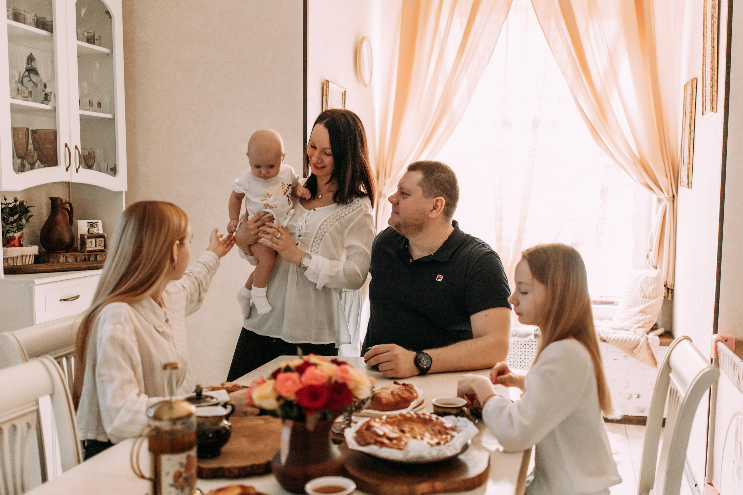 Екатерина, Василий, Настя, Люся и Василиса. Семейный фотограф и детский фотограф в Волгограде Алеся Бутакова — дет