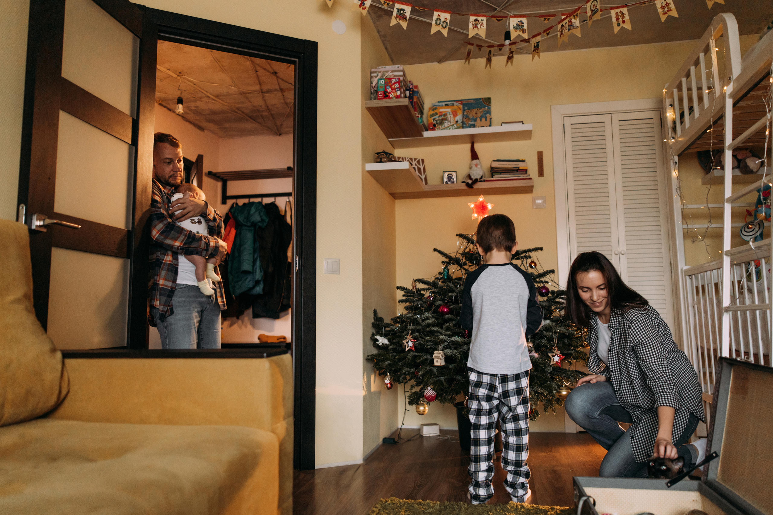 Вика, Лёша, Илья, Лёня. Семейный фотограф и детский фотограф в Волгограде Алеся Бутакова — дет