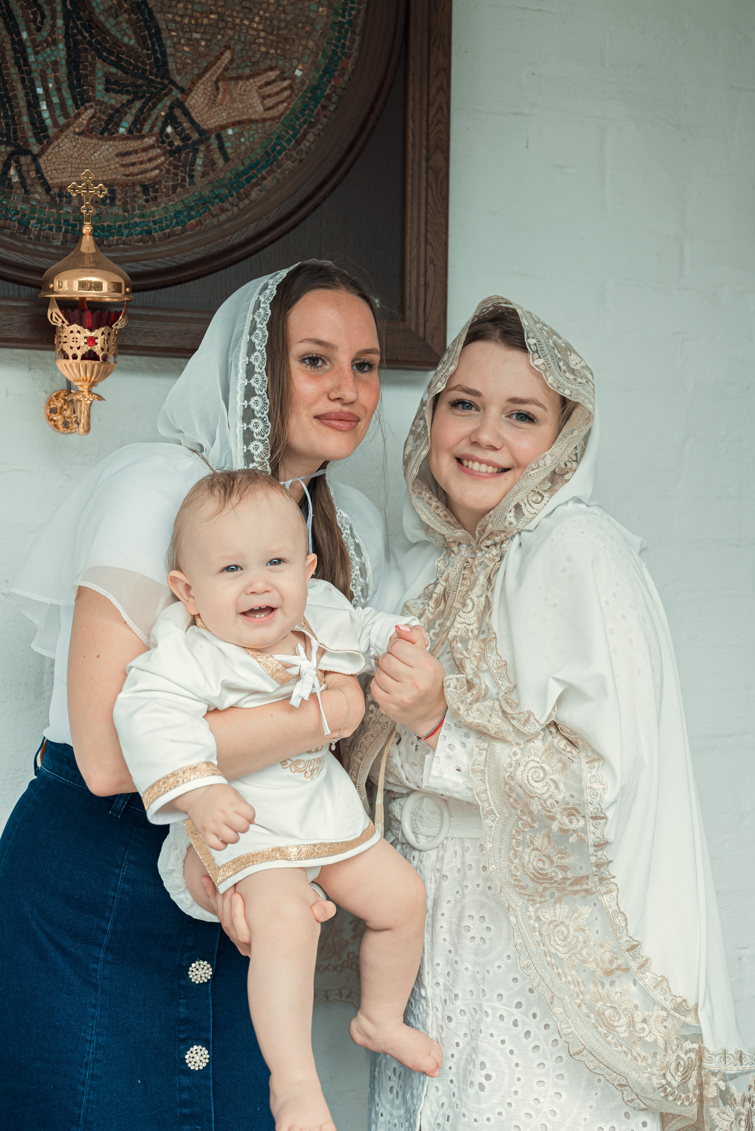 Крещение Александра. Семейный и детский фотограф Москва