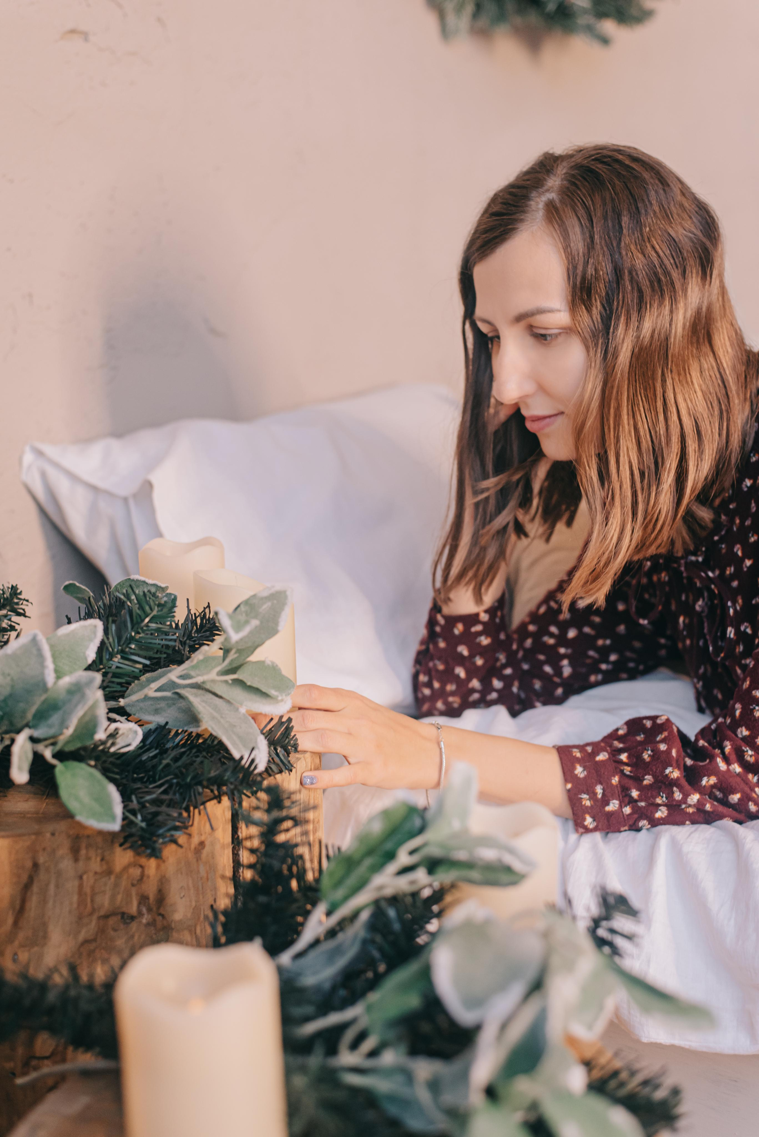 Семейная новогодняя фотосъемка Васильевых. Фотограф в Краснодаре Зеленкина Дарья