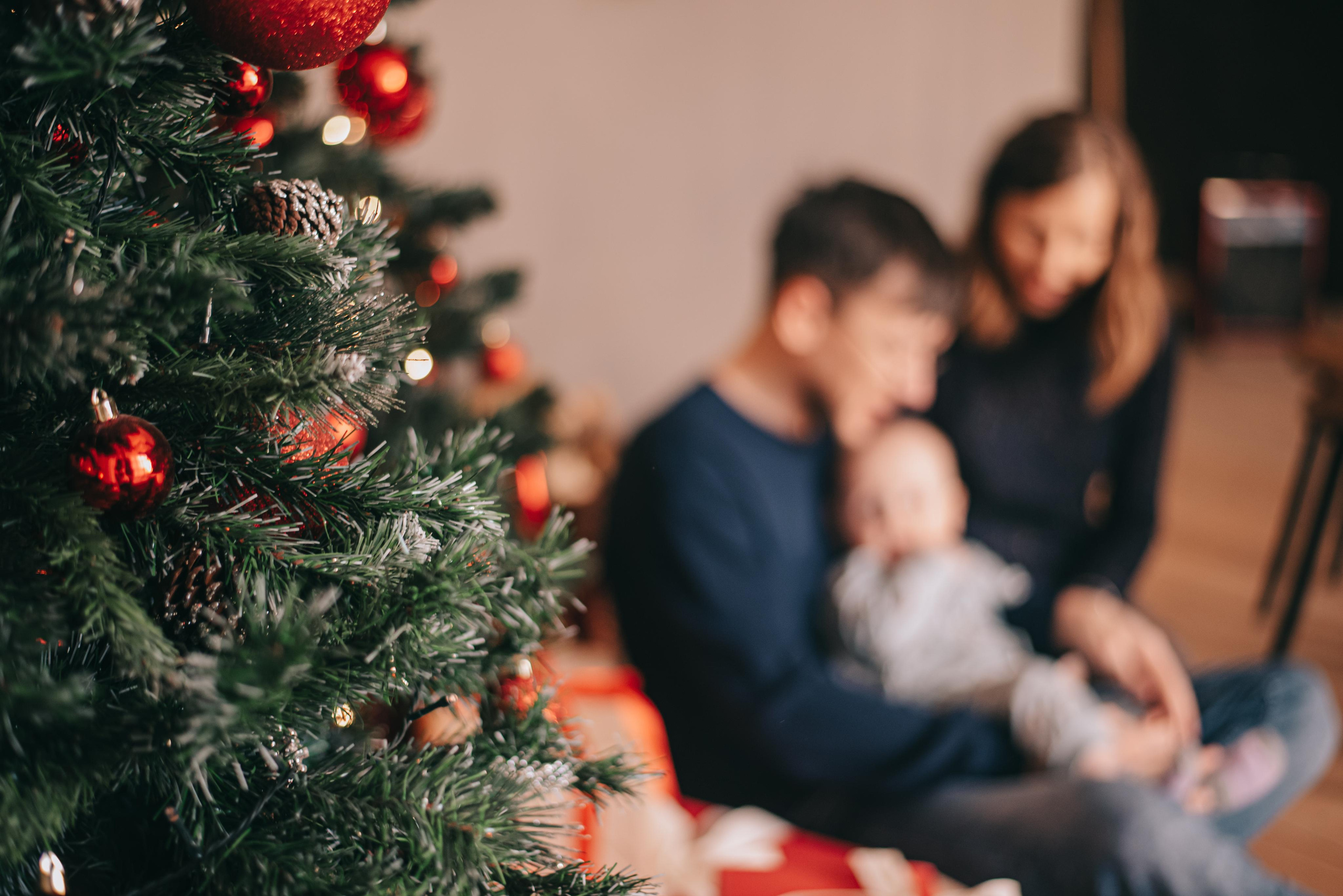 Семейная новогодняя фотосъемка Васильевых. Фотограф в Краснодаре Зеленкина Дарья