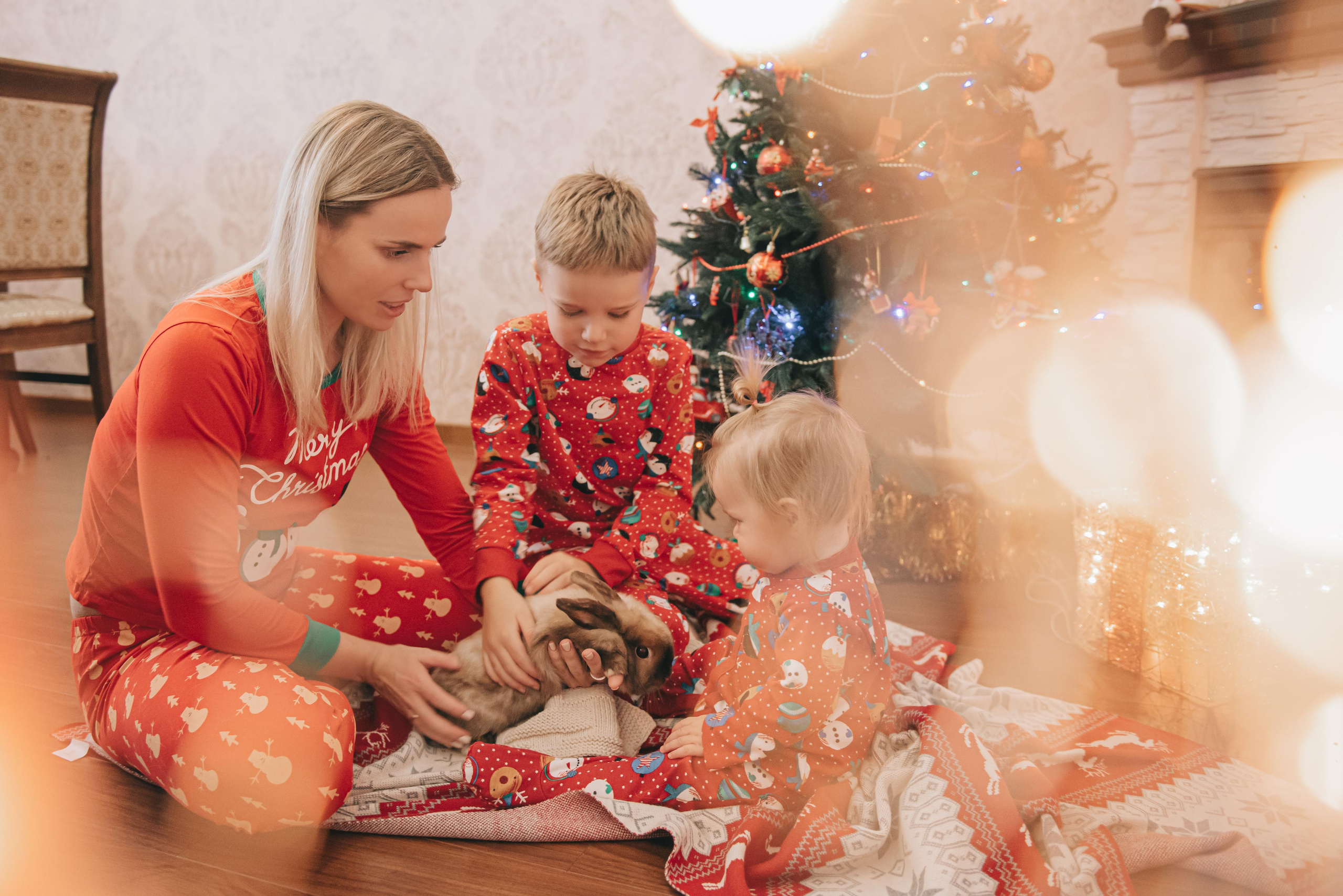 Семейная новогодняя фотосъемка Рябовых. Фотограф в Краснодаре Зеленкина Дарья