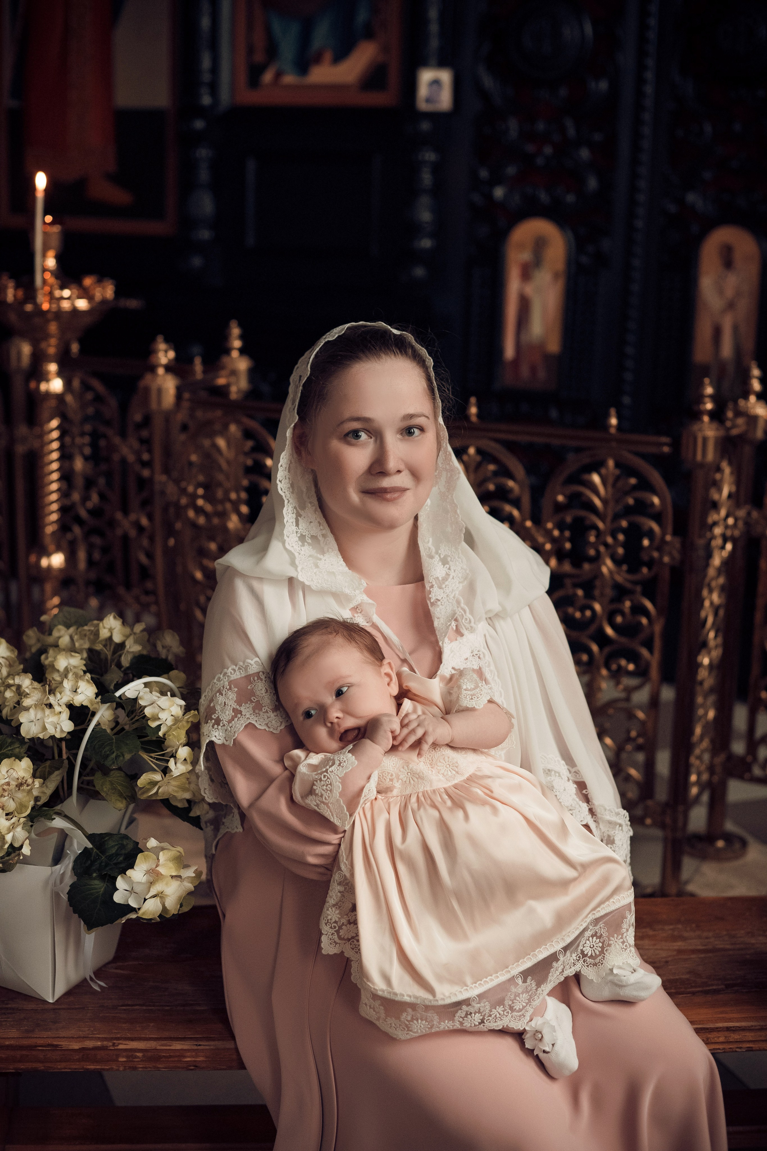 Крещение Елизаветы. Свадебный, семейный и детский фотограф в Москве и области