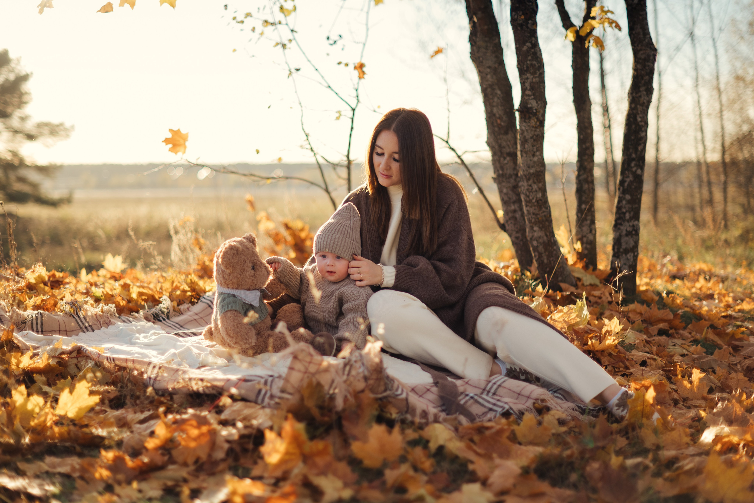 Мамочки осенью. Семейный и детский фотограф в Щелково Алена Дробот