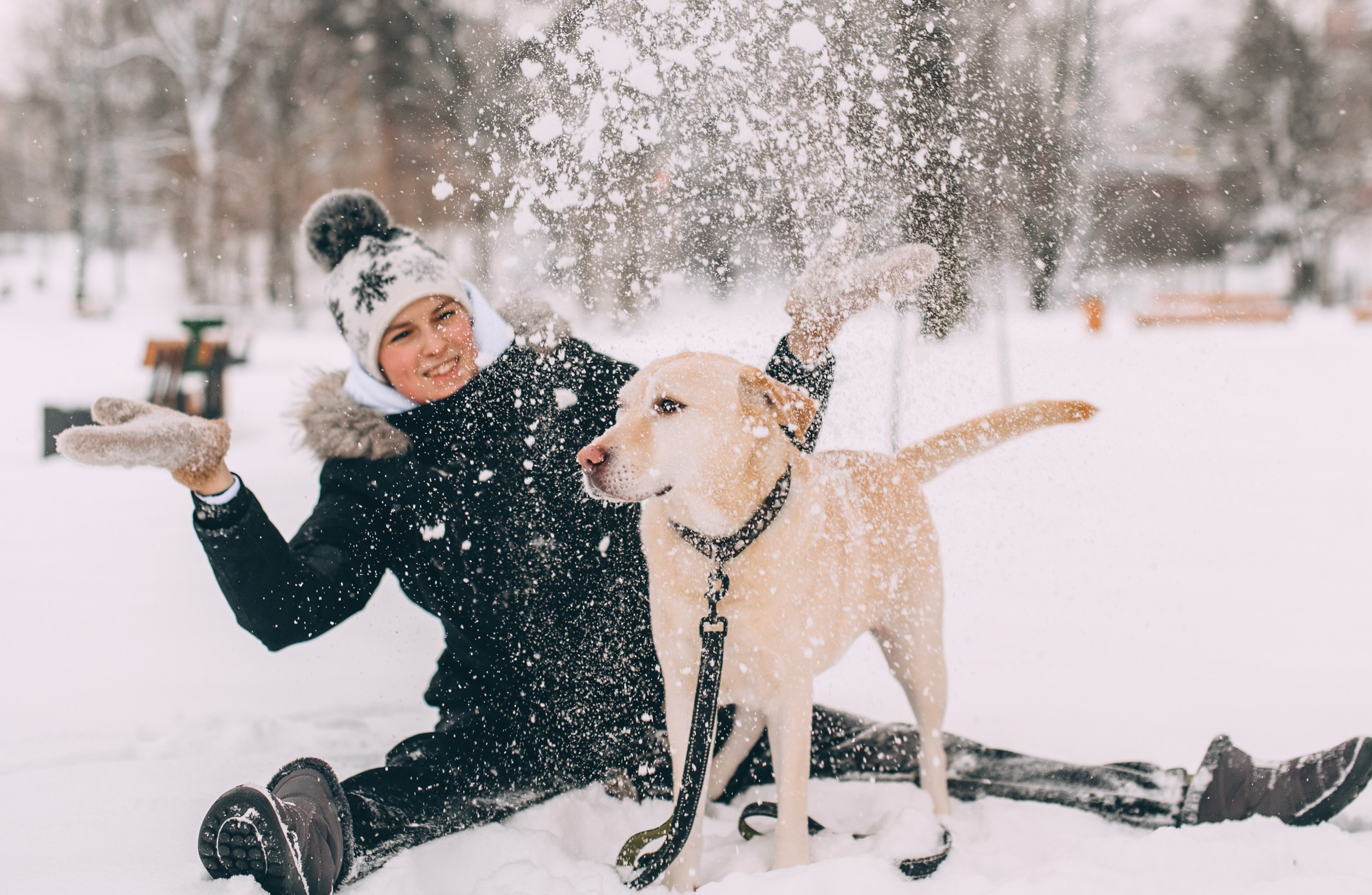Зимняя прогулка папы и дочери. Свадебный и семейный фотограф София Невская