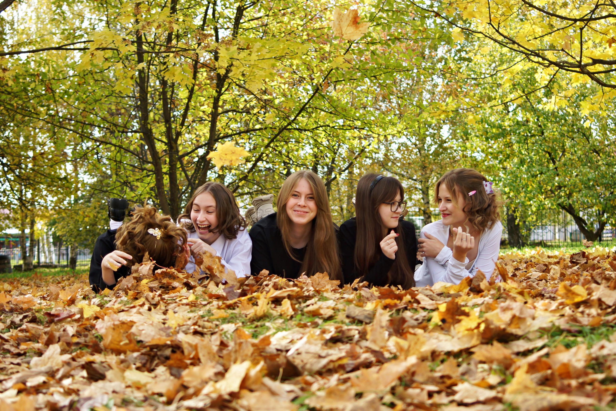 Осенняя фотосессия в школе г. Йошкар-Ола
