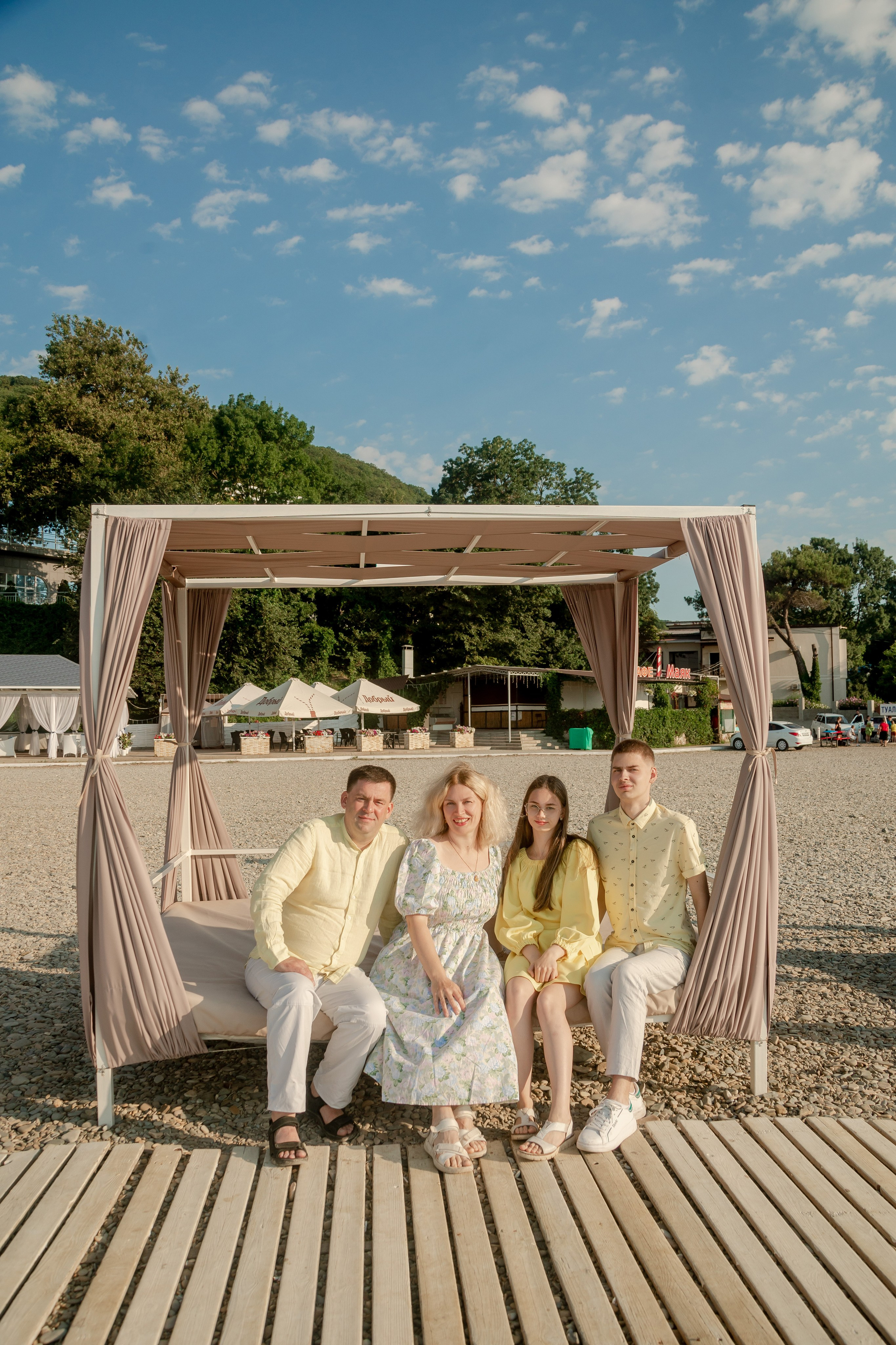 Маргарита, Дмитрий, Анна и Павел. Фотограф в Геленджике, Архипо-Осиповке, Абрау-Дюрсо, Кринице Виктория