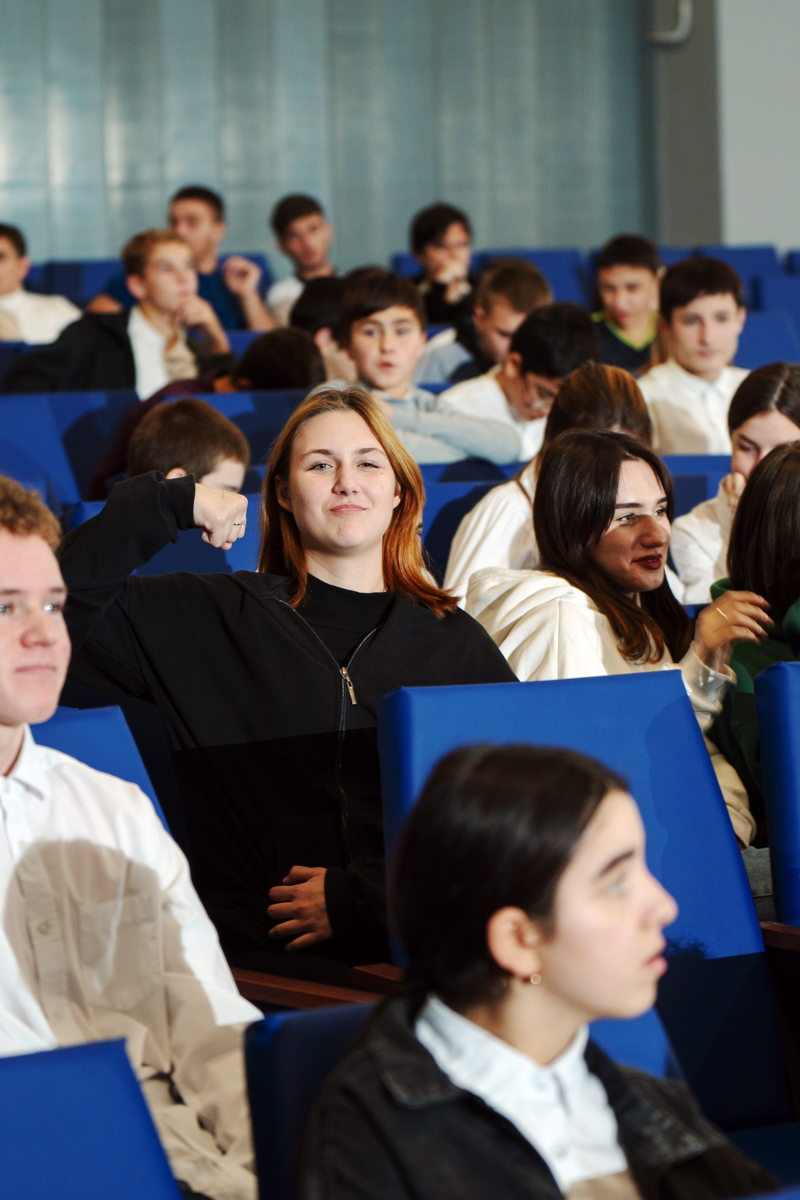 Лекция по киберспорту в школе № 2, п. Энем