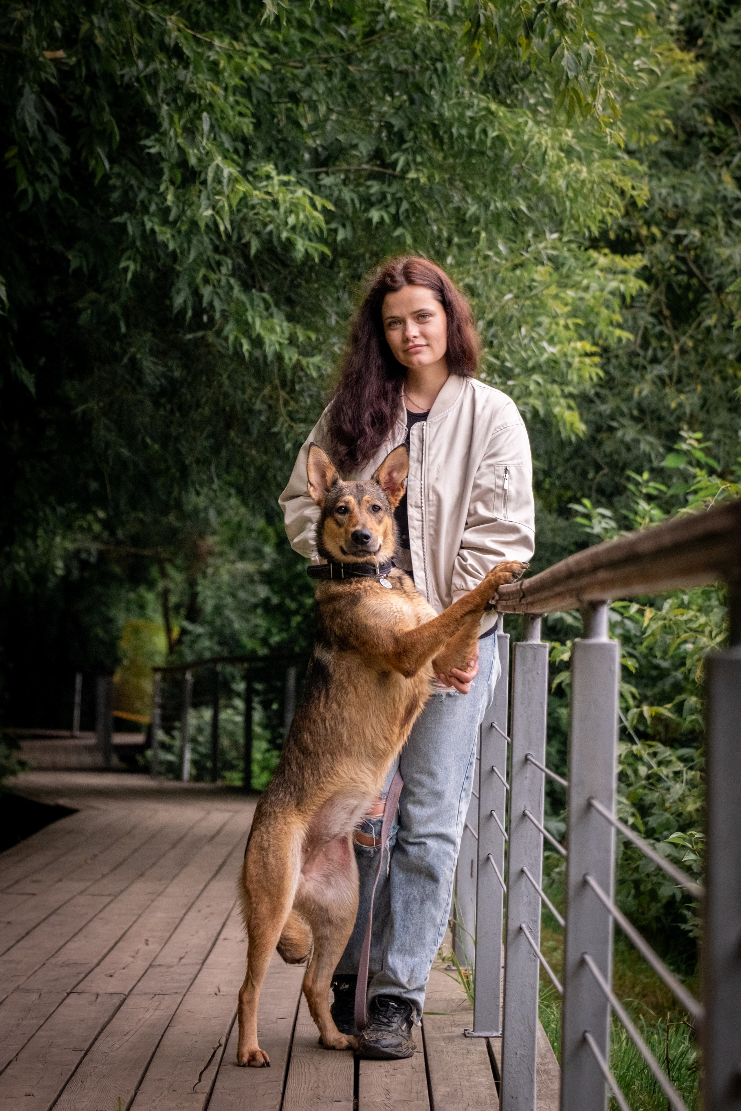 Надя и Луна. Зоофотограф, фотограф животных в Москве и области Дина Дамоцева