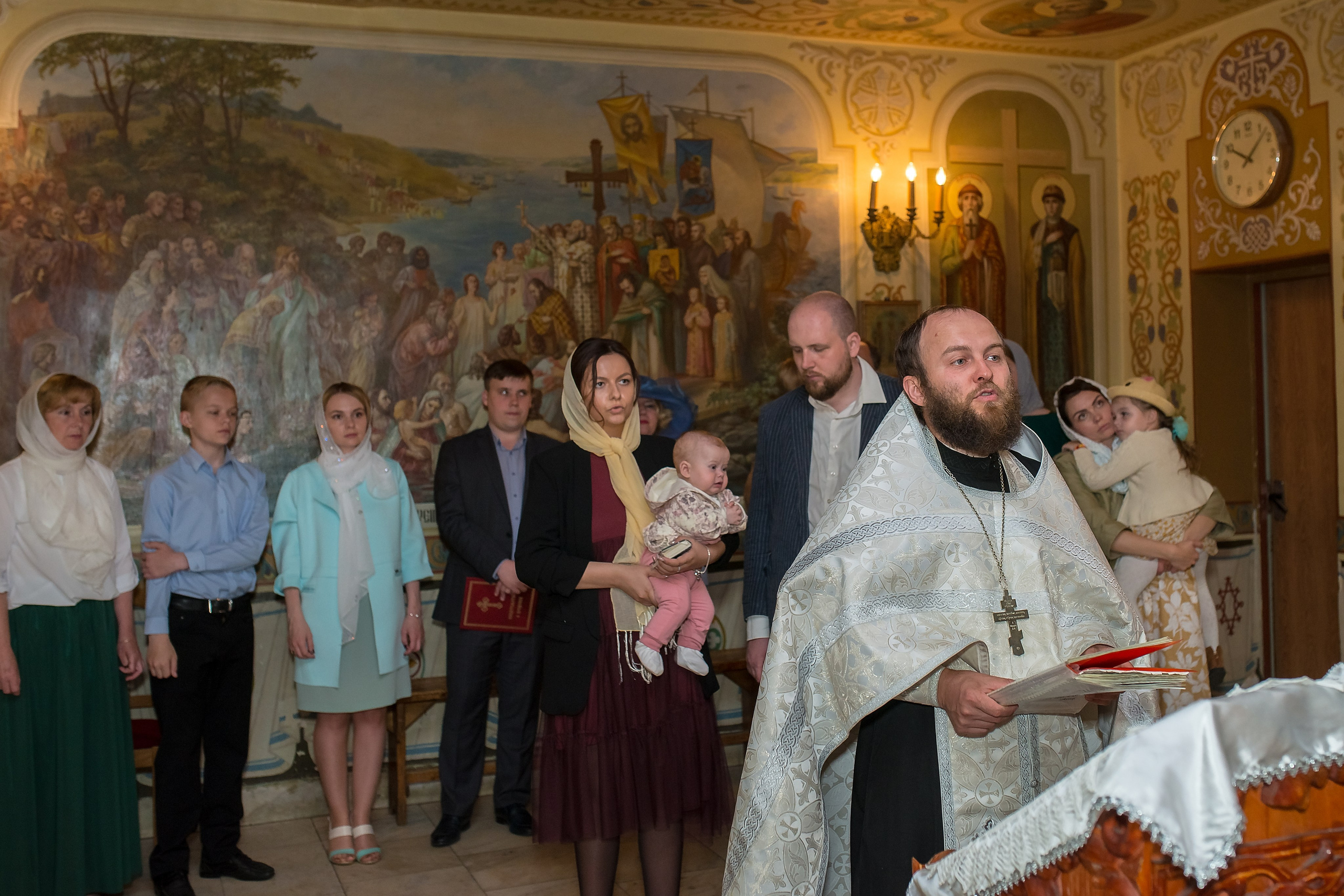 Крещение в Тропарёво. Фотограф Владимир Артамонов