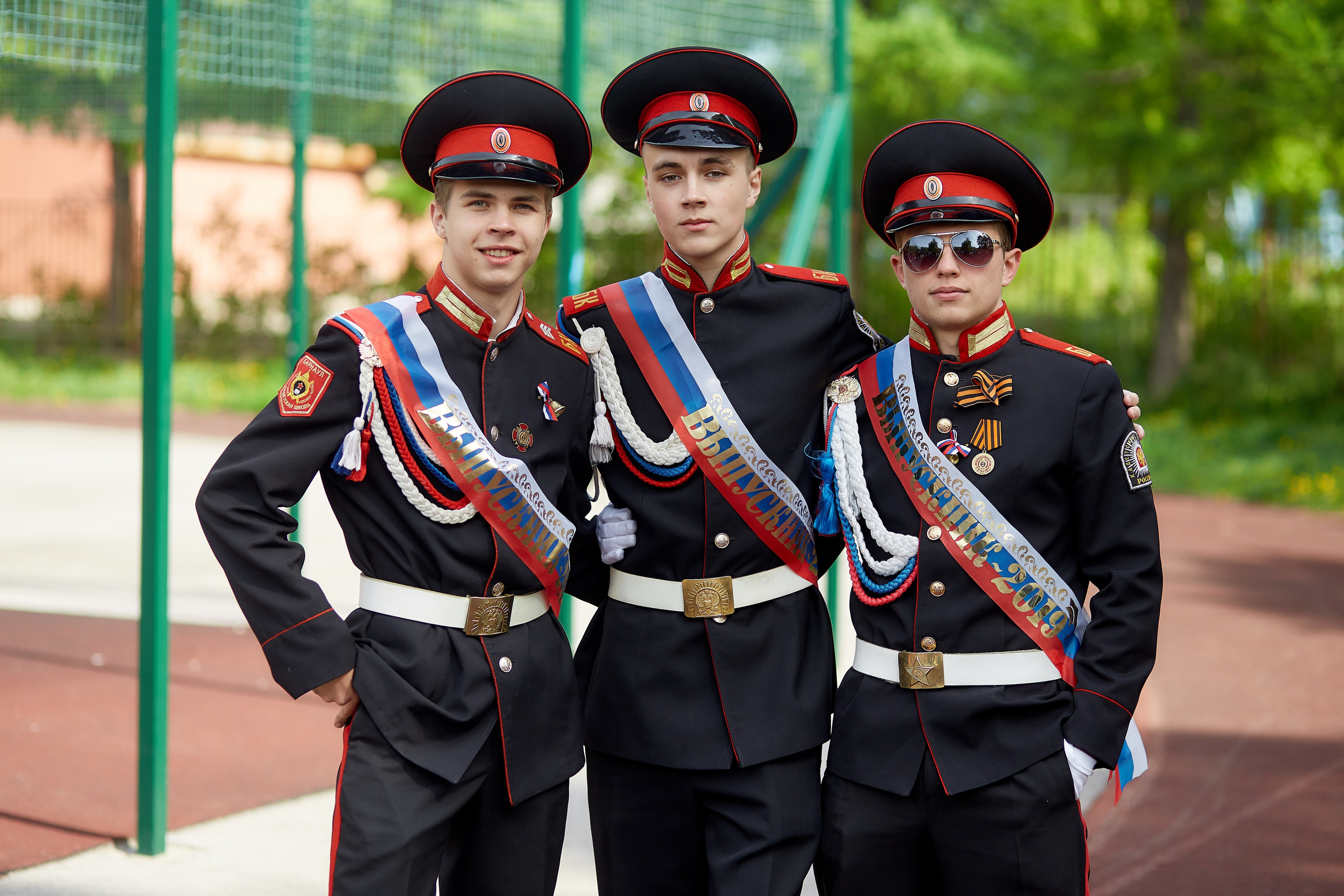 Кадеты последний звонок. Фотограф Вячеслав Фарунин
