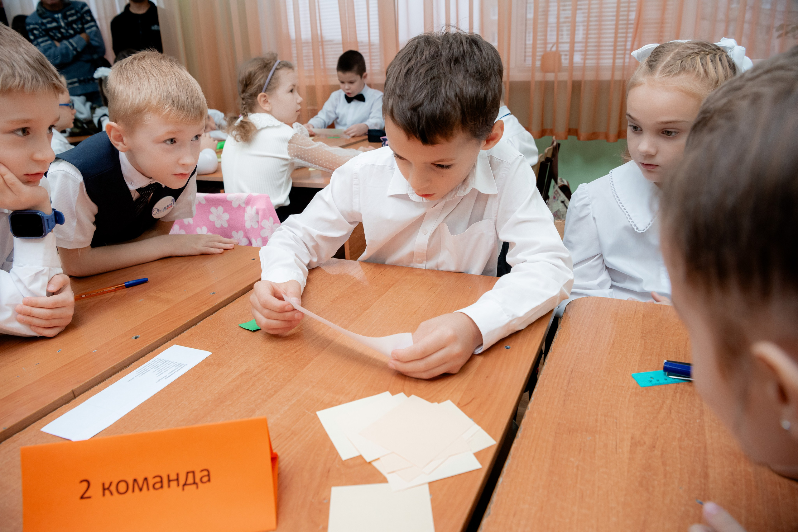 Открытый урок первоклашек в Школе. Фотограф в Волгограде и Волжском Александр Горбань