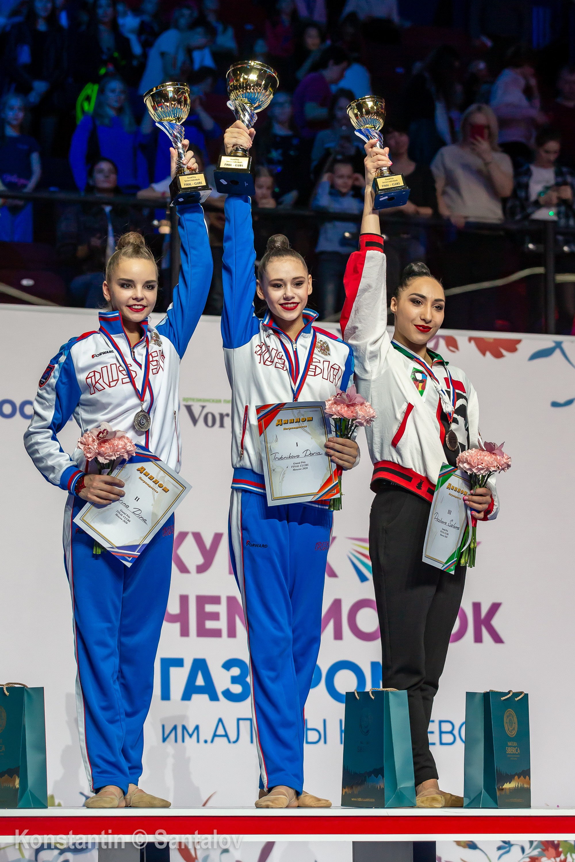 Grand Prix Moscow 2020, награждение. GYM-PHOTO. Спорт в кадре