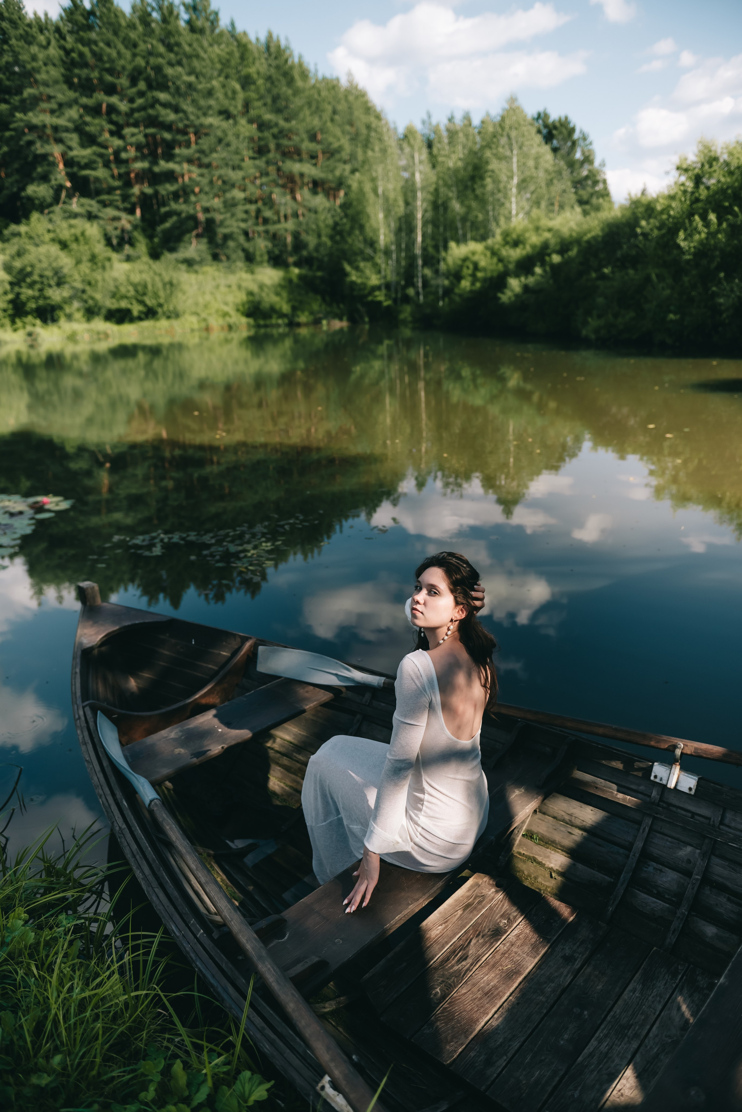 Фотосессия с кувшинками в Таёжной Заимке в г. Кемерово