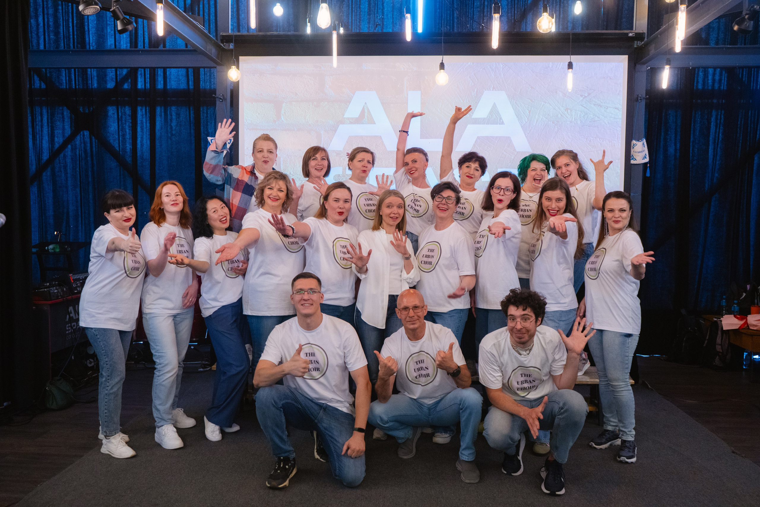 The Urban Choir. Профессиональная съемка в Алматы