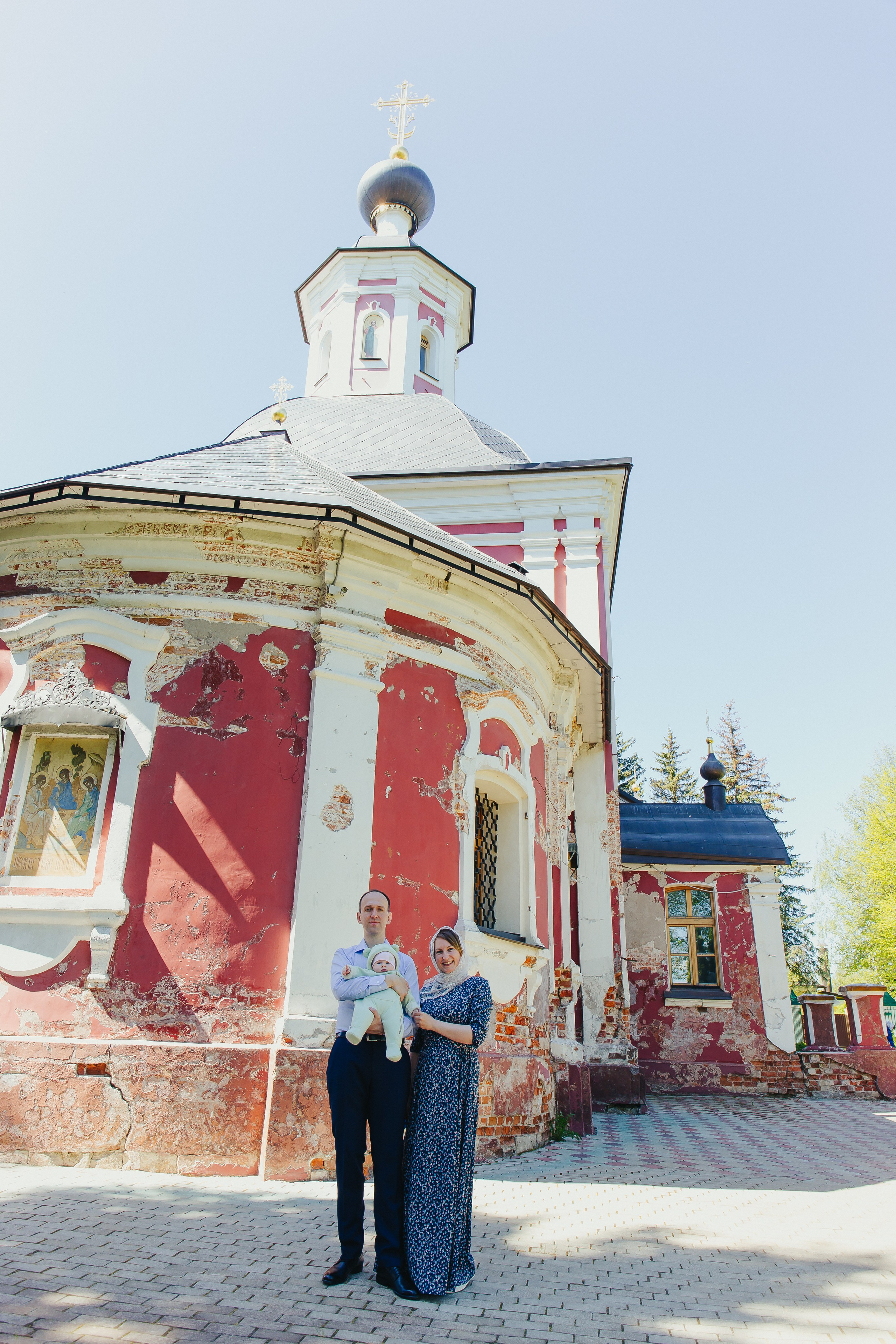 Фотосессия крещения малыша. Фотограф новорожденных и детский в Сергиевом Посаде Кругликова Юлия
