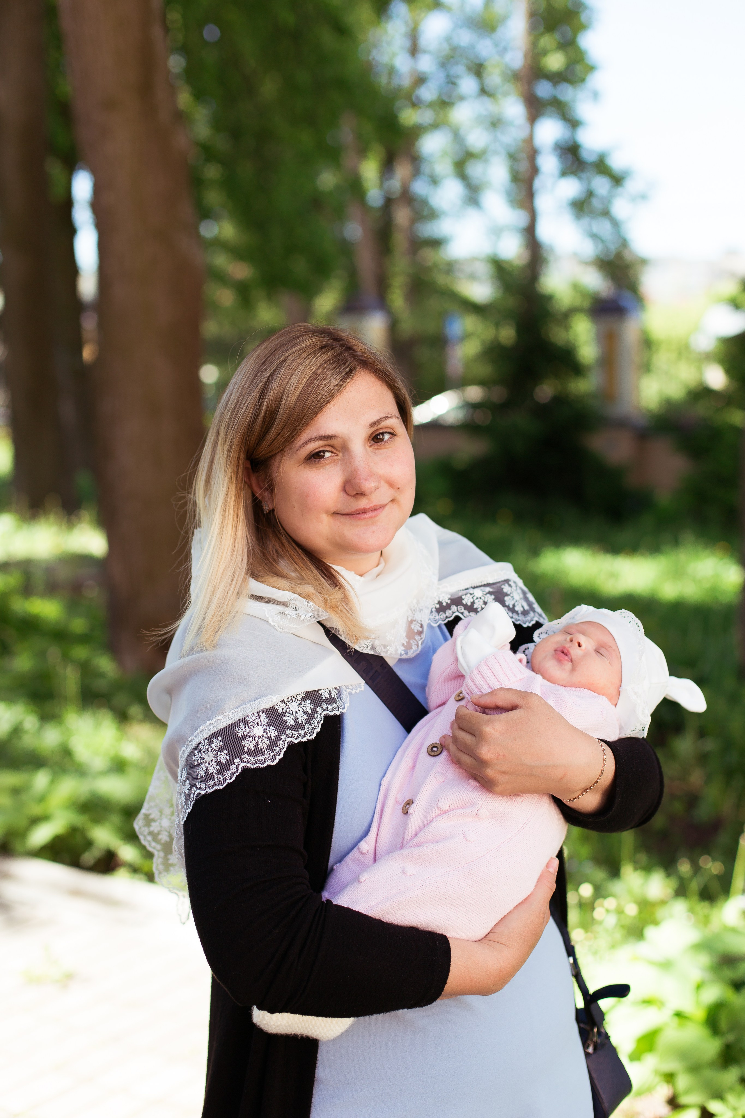 Крещение Ульяны. Успенская церковь. Фотограф новорожденных и детский в Сергиевом Посаде Кругликова Юлия