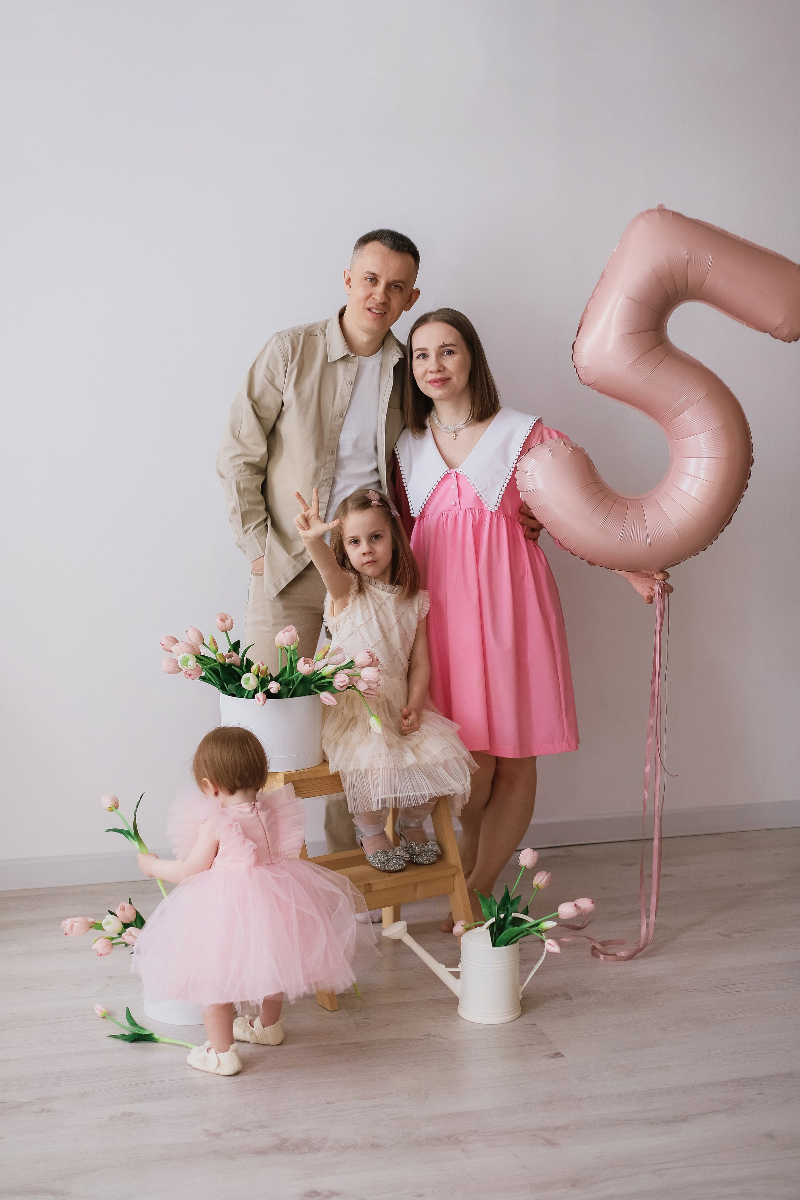 Семья Вова, Вика, Ева и Василиса. Свадебный, семейный и детский фотограф в Люберцах Зайцева Анастасия