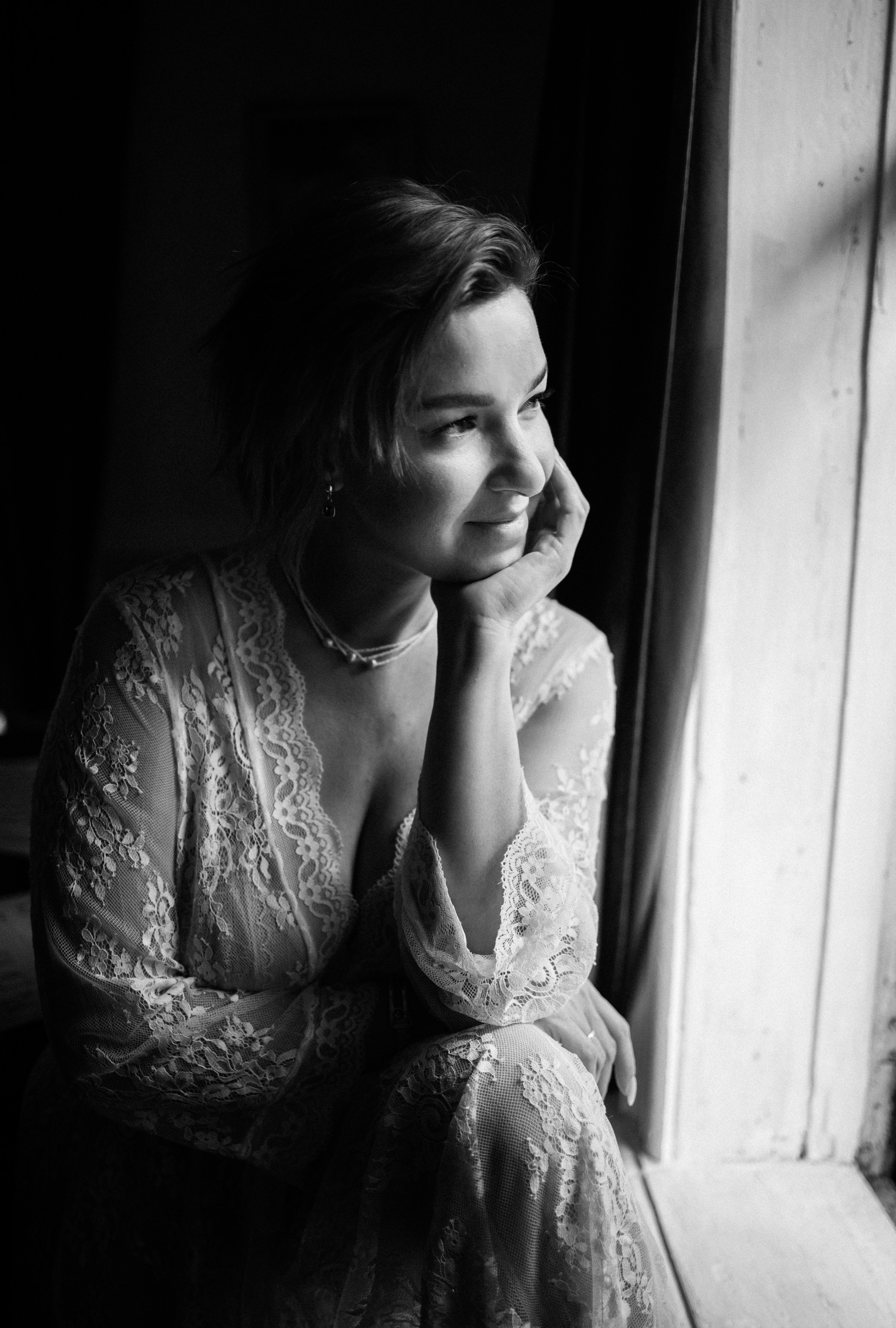 Женский портрет. Фотограф Валентина Волкова. Москва, Апрелевка, Переделкино