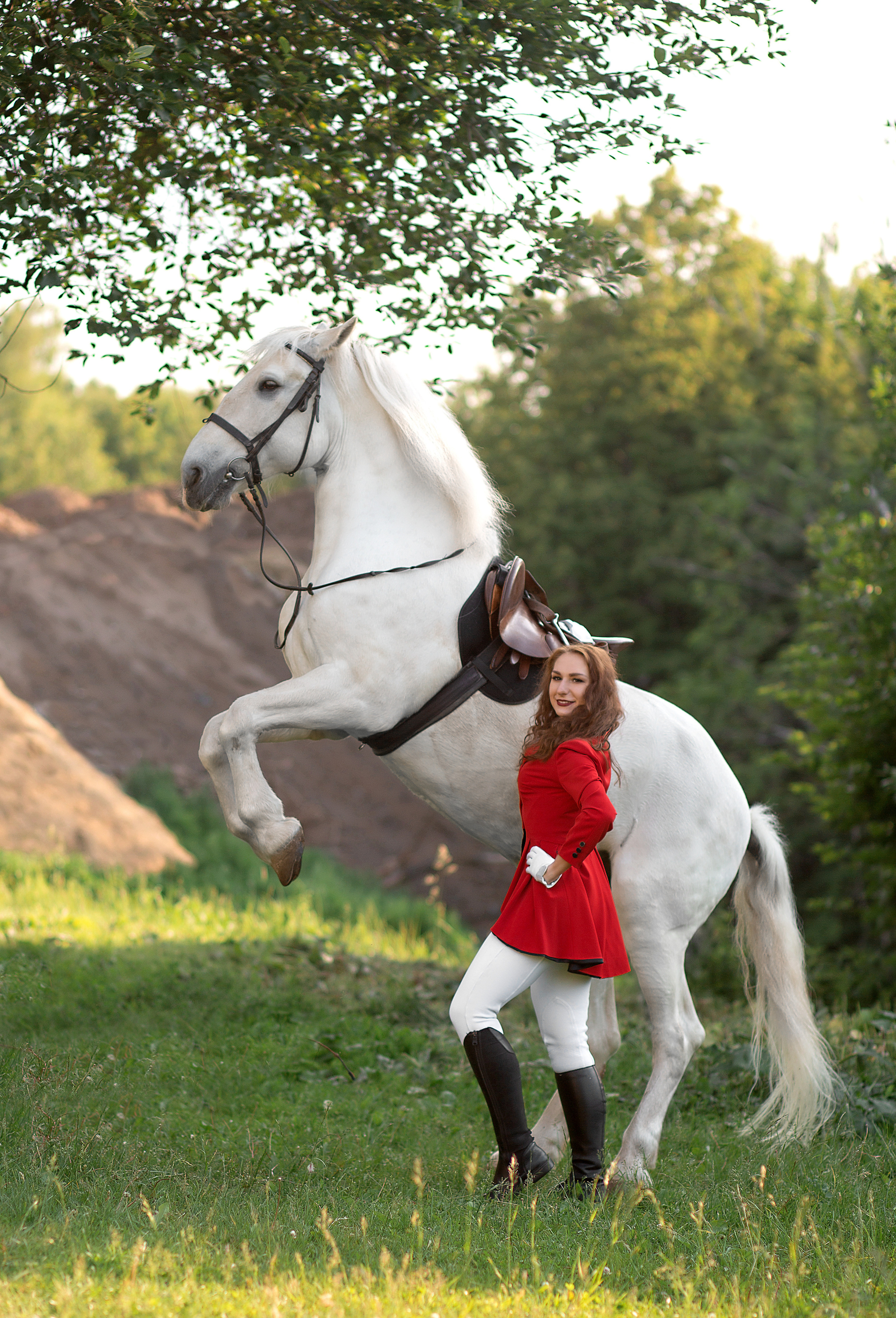 Анна И Воробей. Фотосессия с лошадьми в Нижнем Новгороде