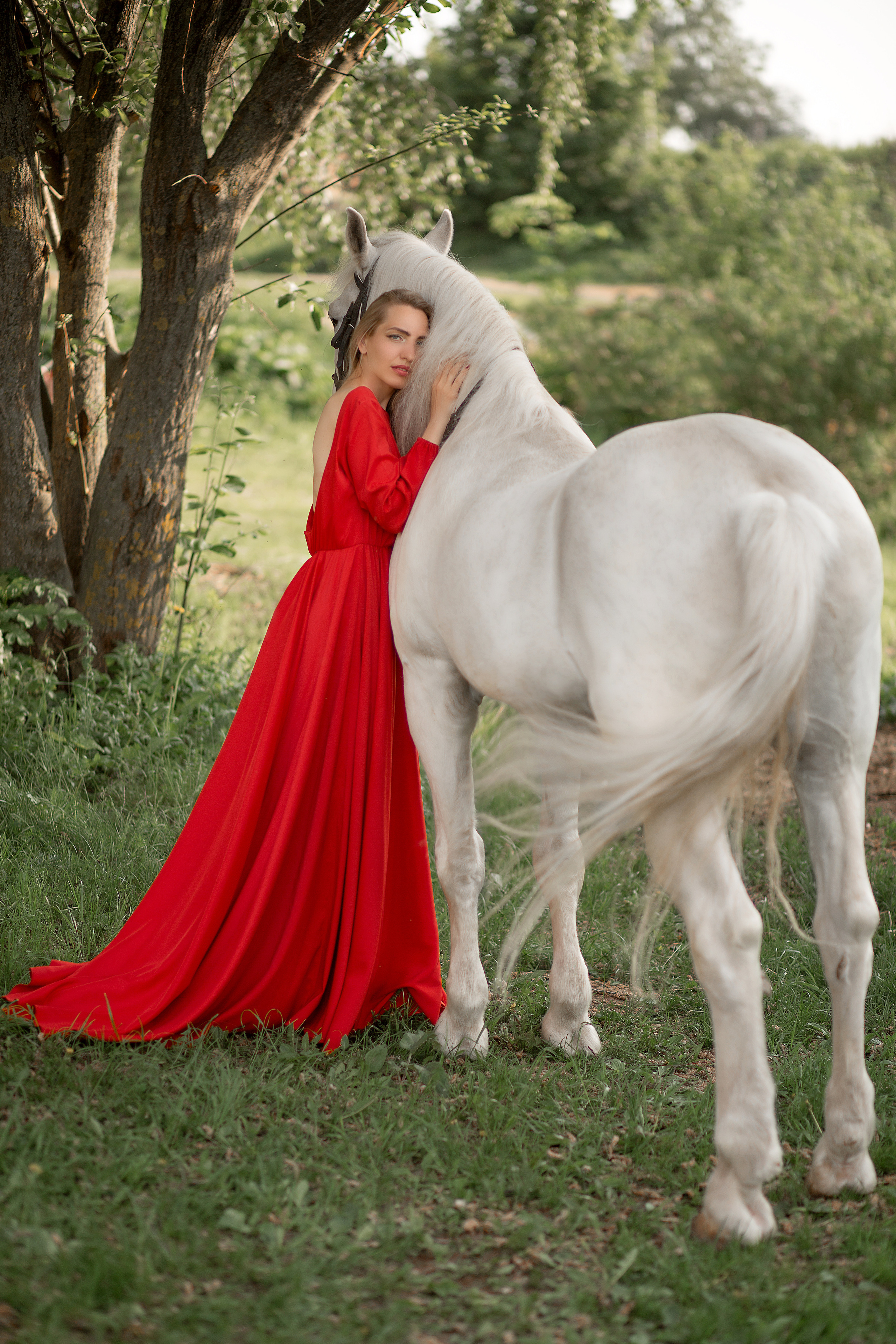 Вера и Воробей. Фотосессия с лошадьми в Нижнем Новгороде