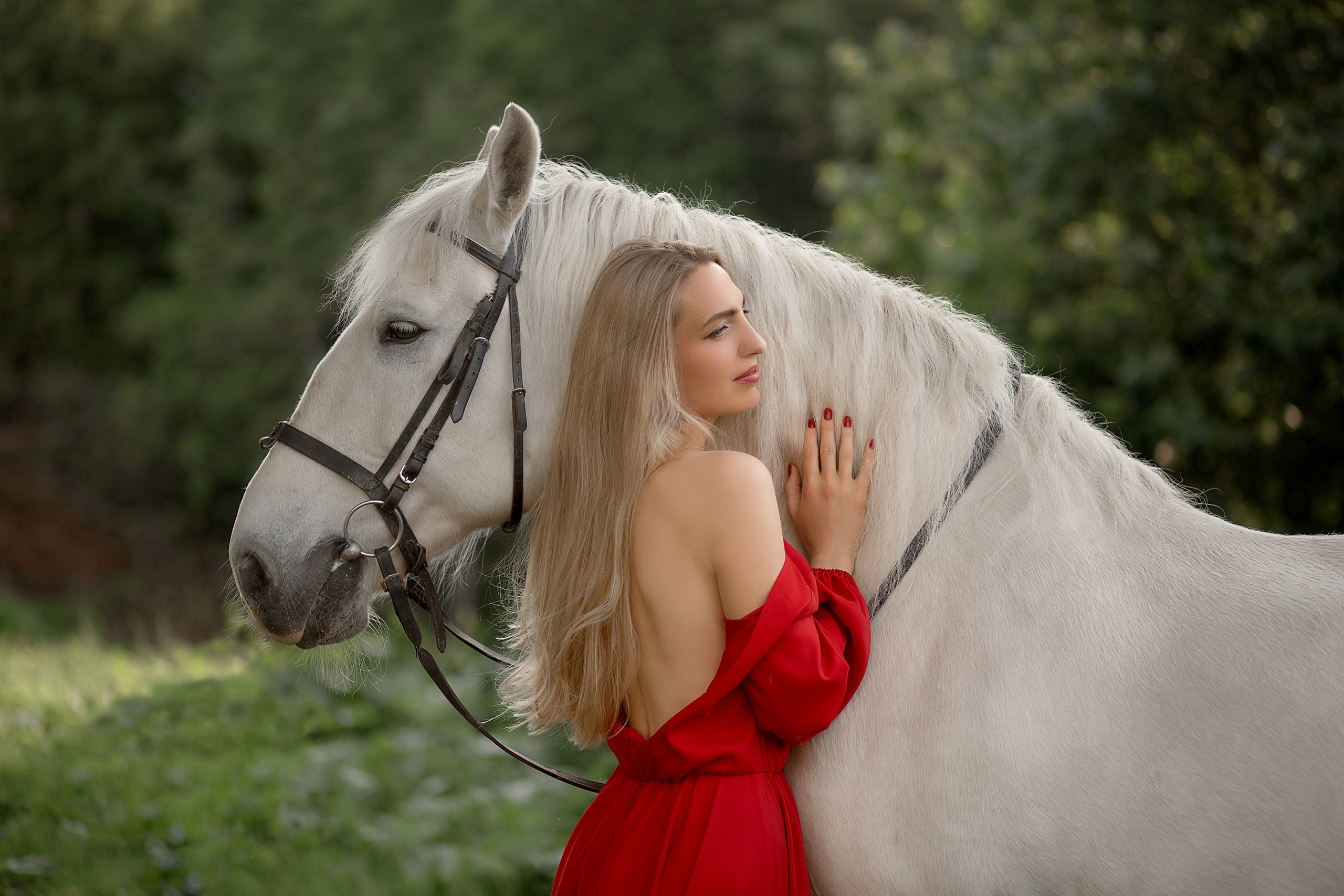 Вера и Воробей. Фотосессия с лошадьми в Нижнем Новгороде