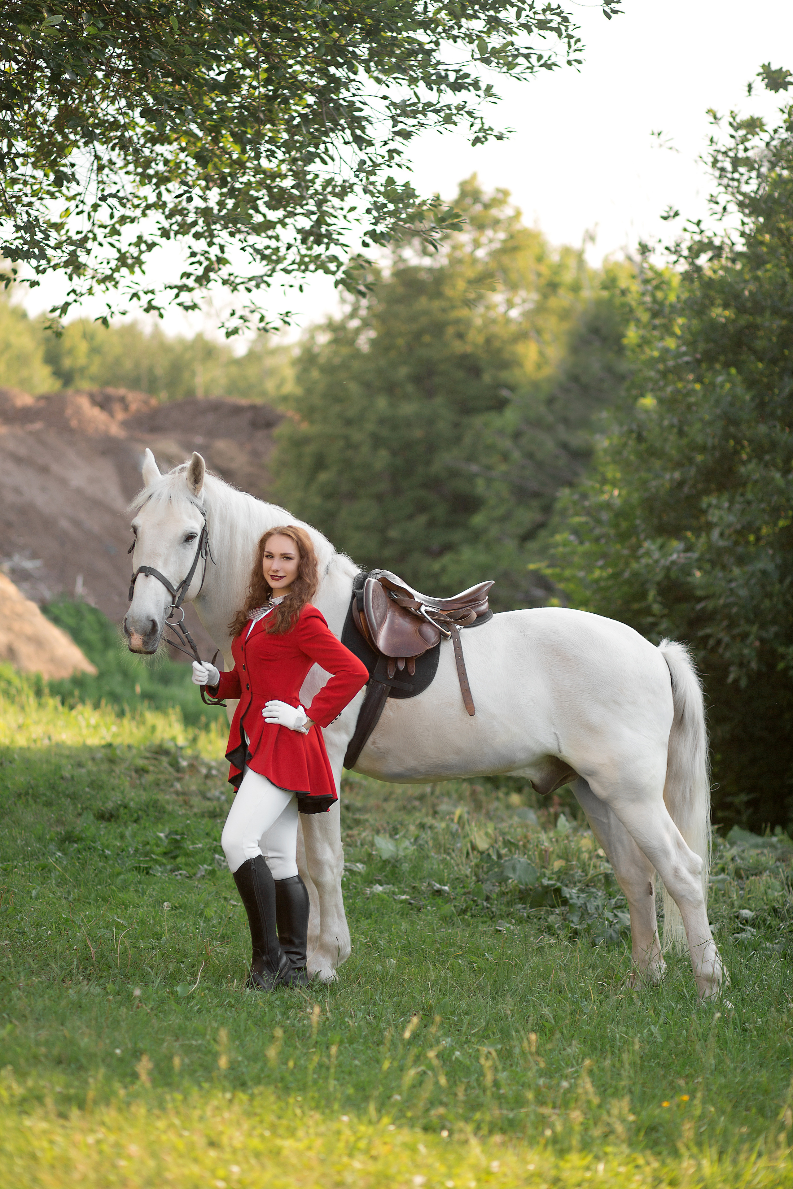 Анна И Воробей. Фотосессия с лошадьми в Нижнем Новгороде
