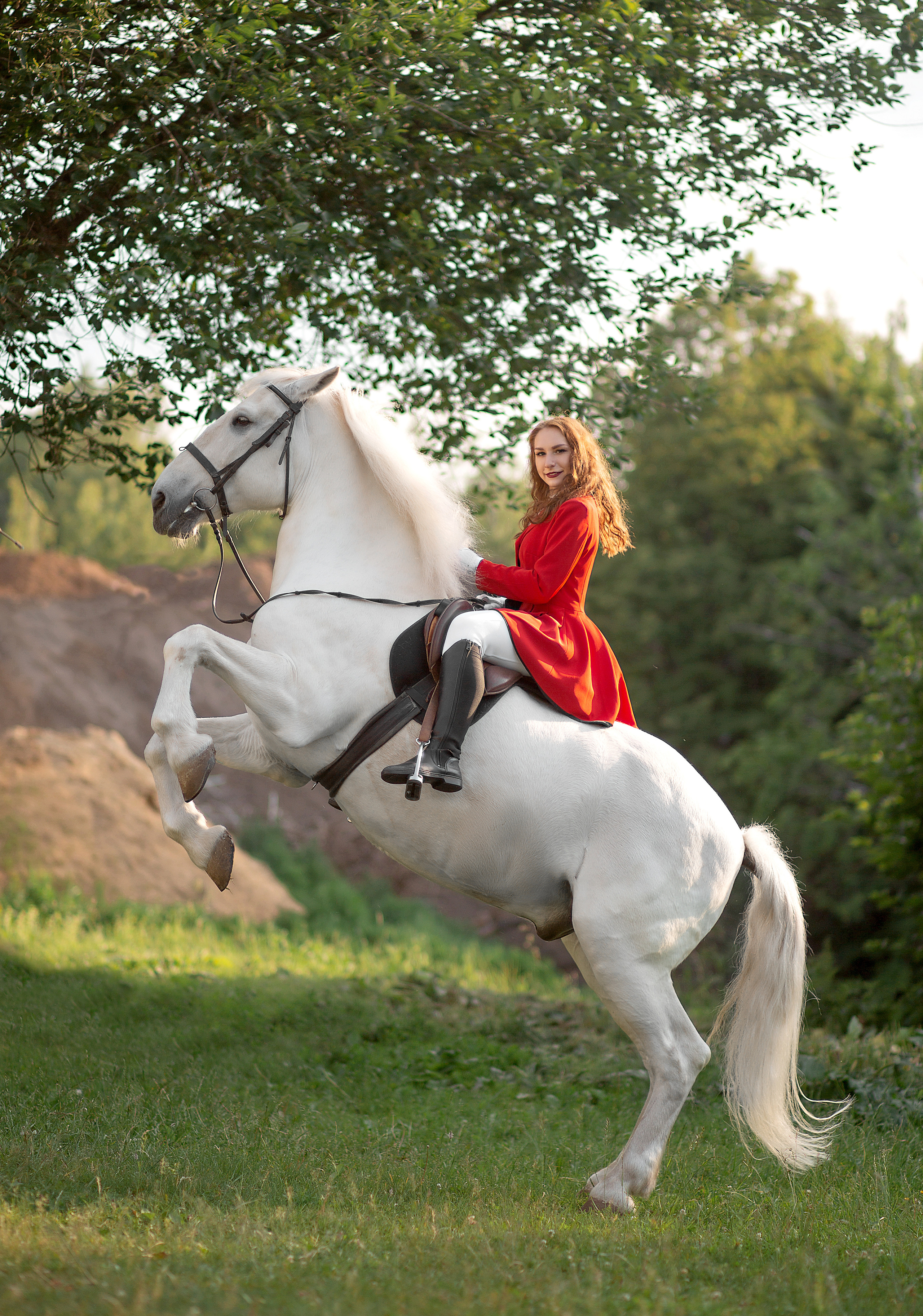 Анна И Воробей. Фотосессия с лошадьми в Нижнем Новгороде
