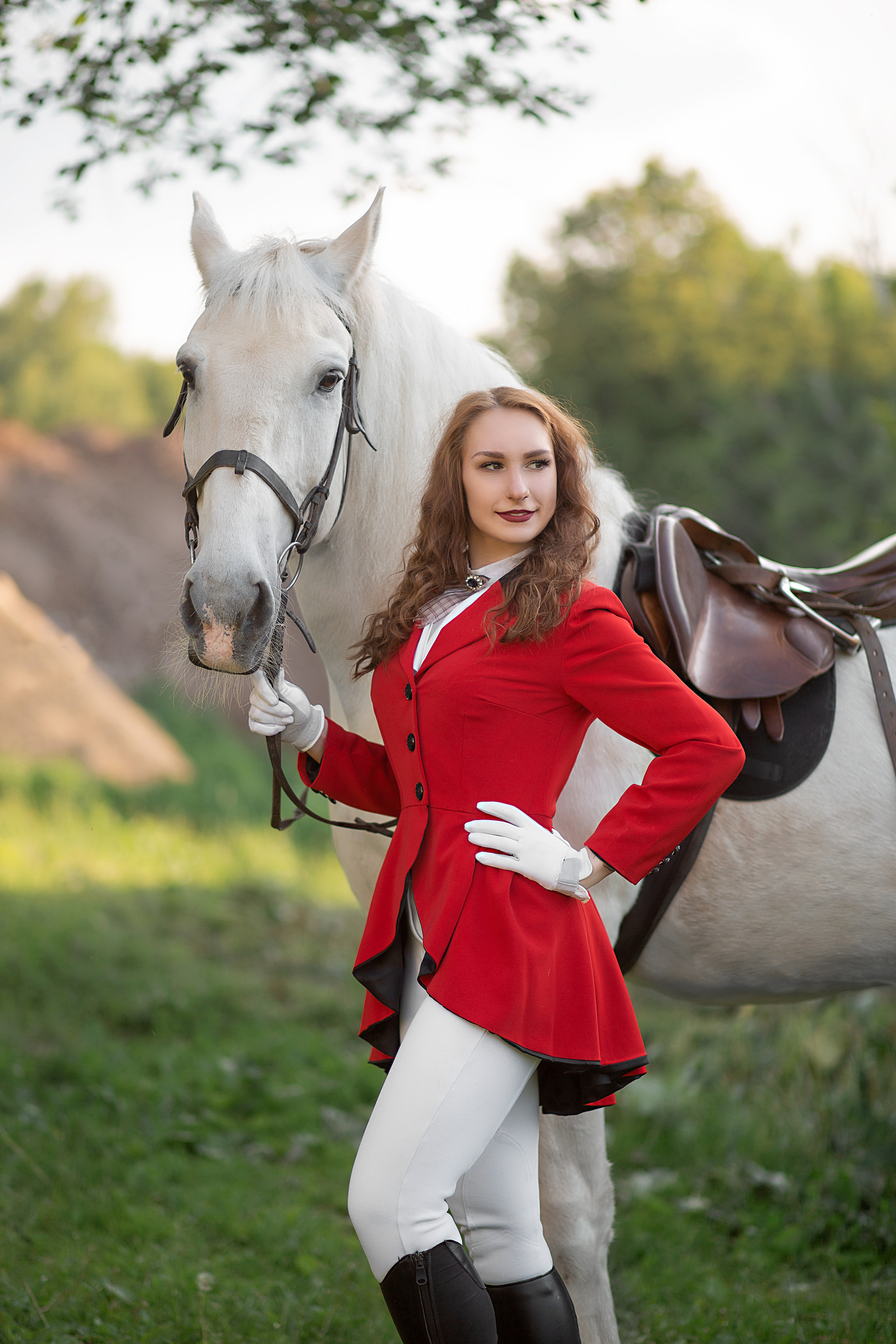 Анна И Воробей. Фотосессия с лошадьми в Нижнем Новгороде