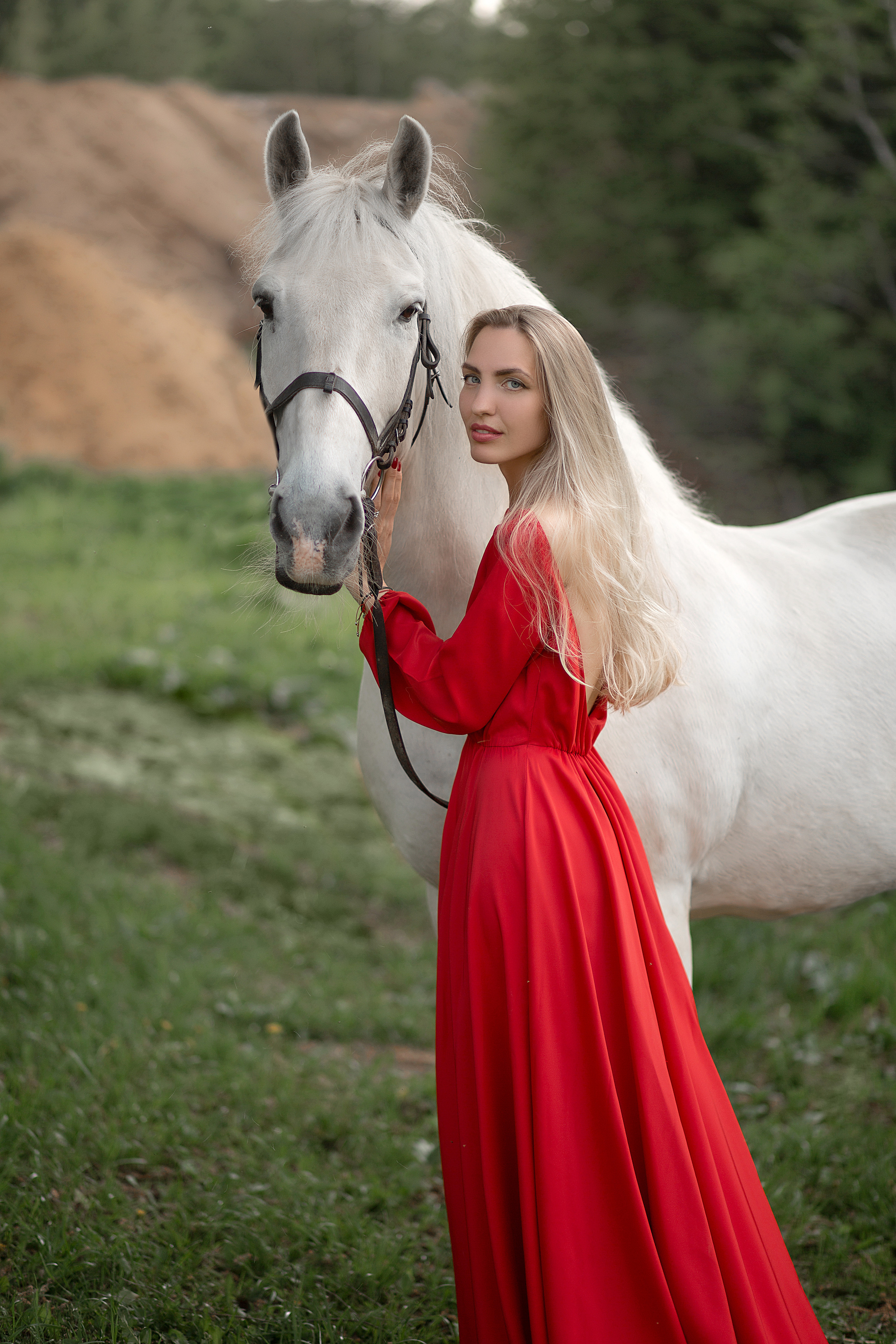 Вера и Воробей. Фотосессия с лошадьми в Нижнем Новгороде
