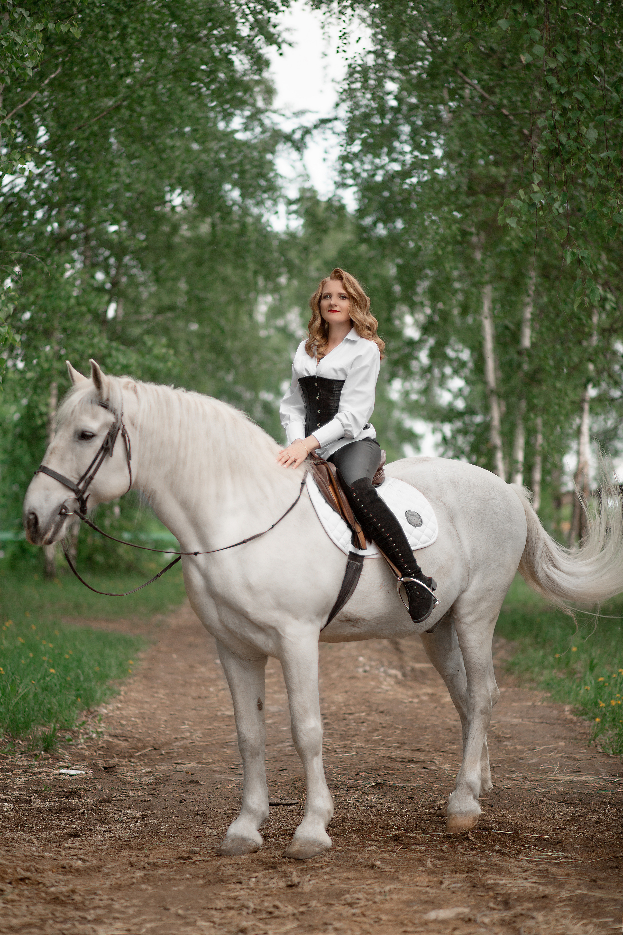 Наталья и Воробей. Фотосессия с лошадьми в Нижнем Новгороде
