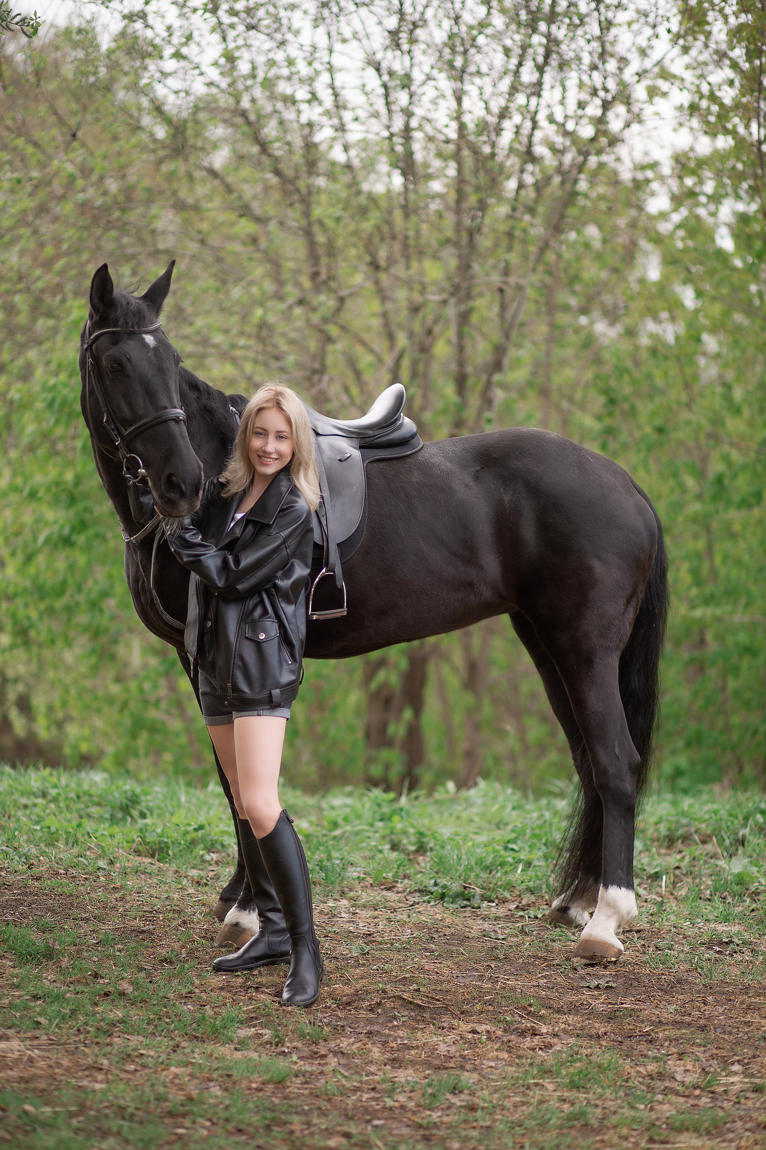 Оксана и Жасмин. Фотосессия с лошадьми в Нижнем Новгороде