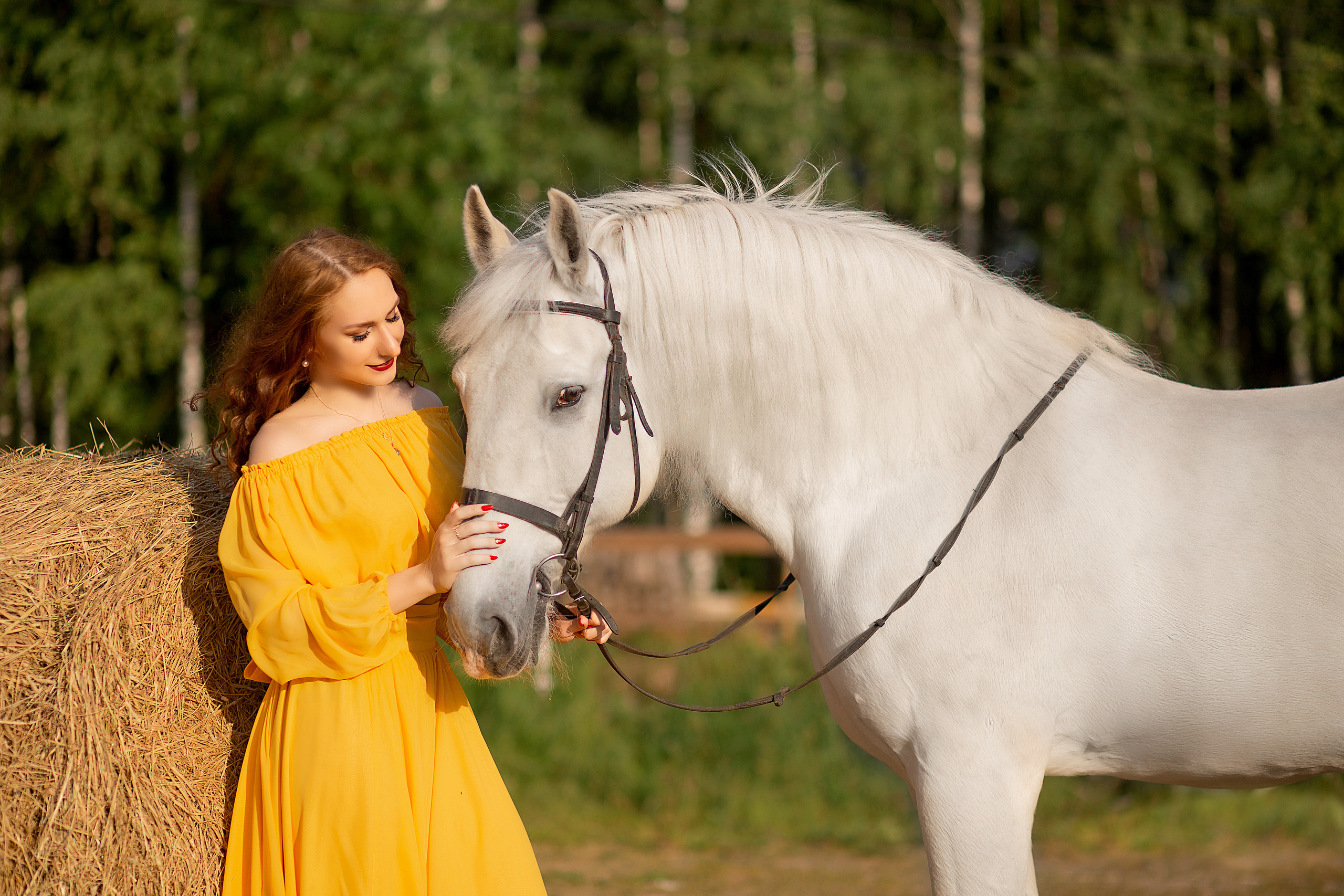 Анна И Воробей. Фотосессия с лошадьми в Нижнем Новгороде